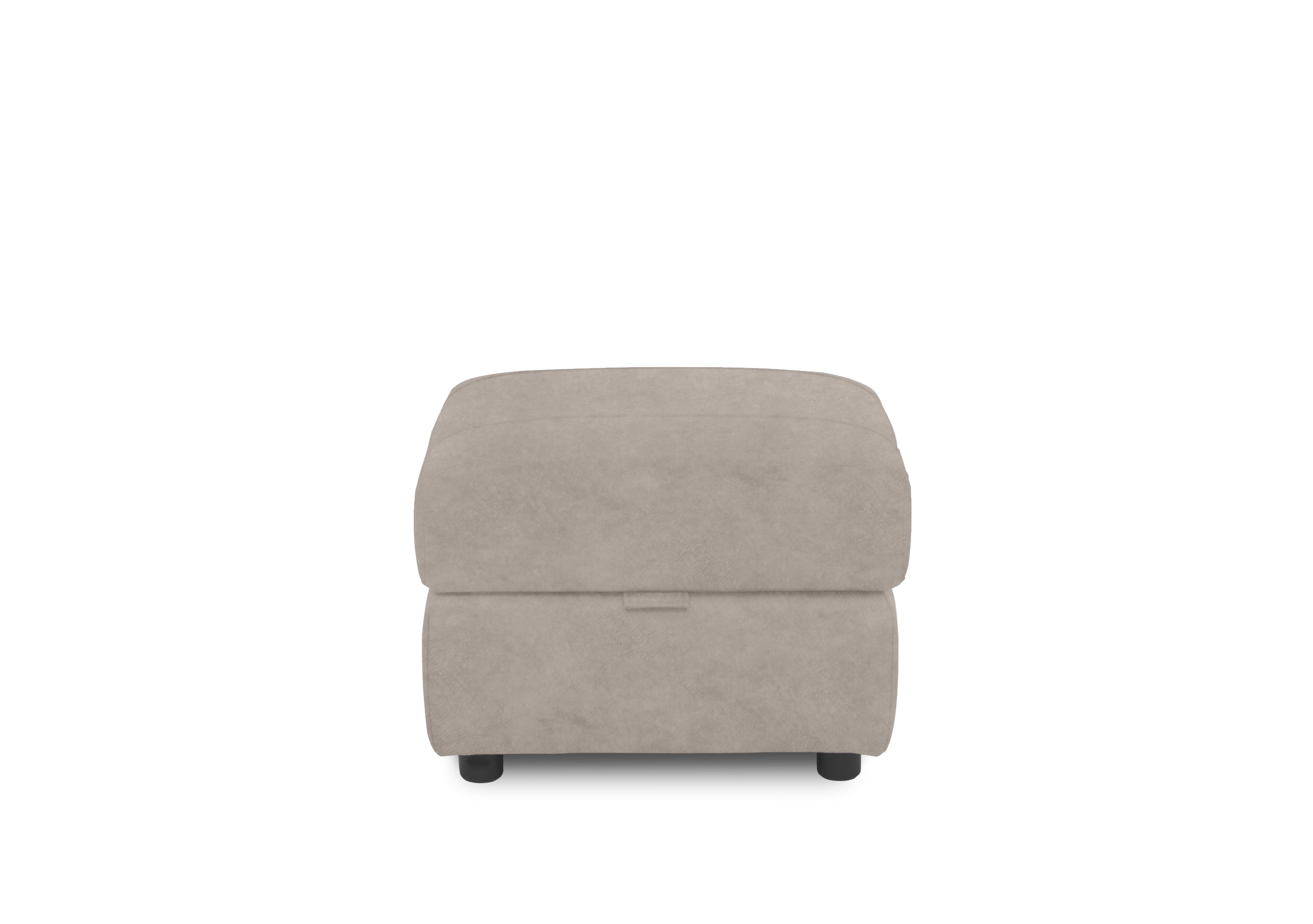 Sloane Fabric Storage Footstool in 43501 Dexter Ivory on Furniture Village