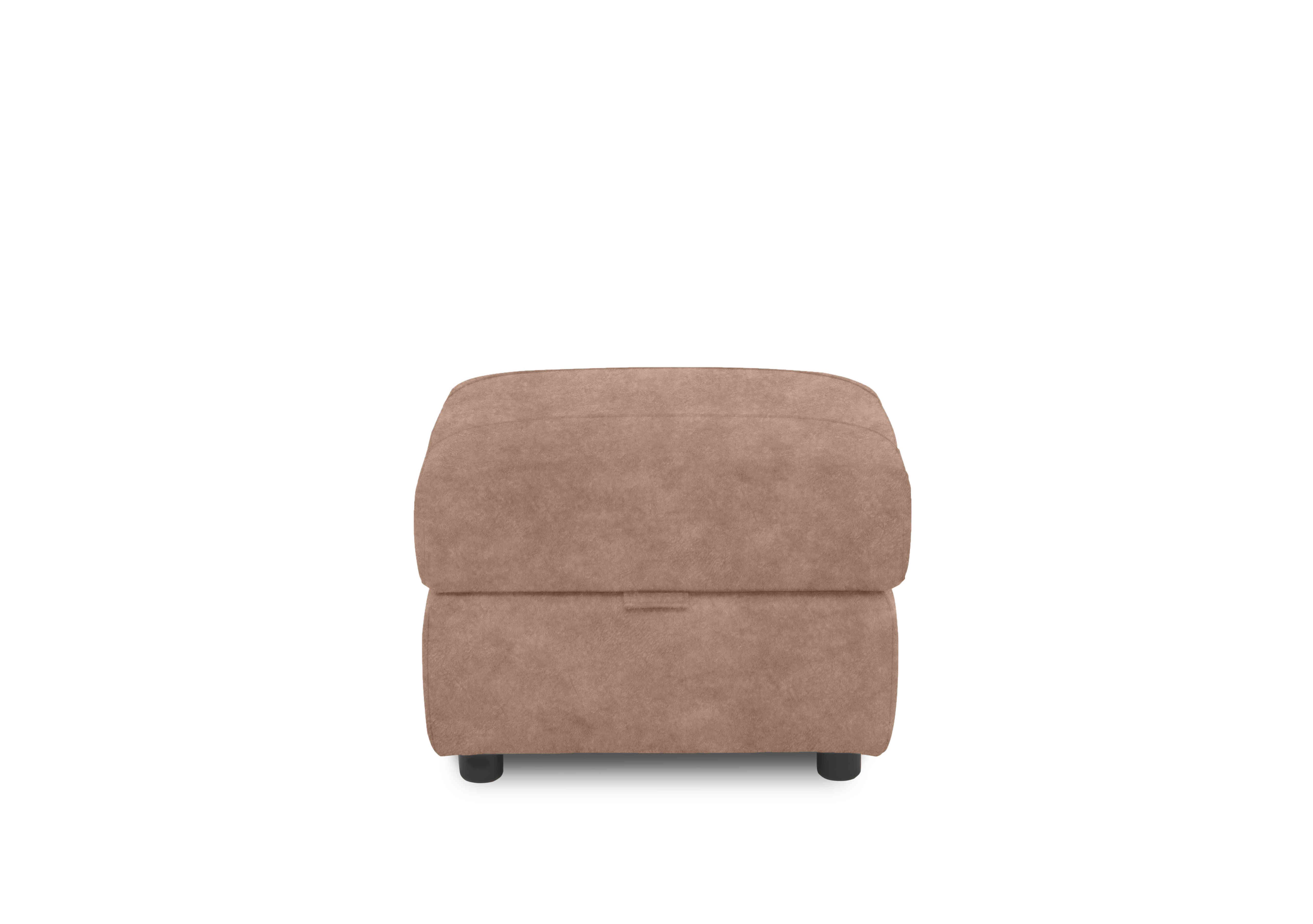 Sloane Fabric Storage Footstool in 43507 Dexter Sand on Furniture Village