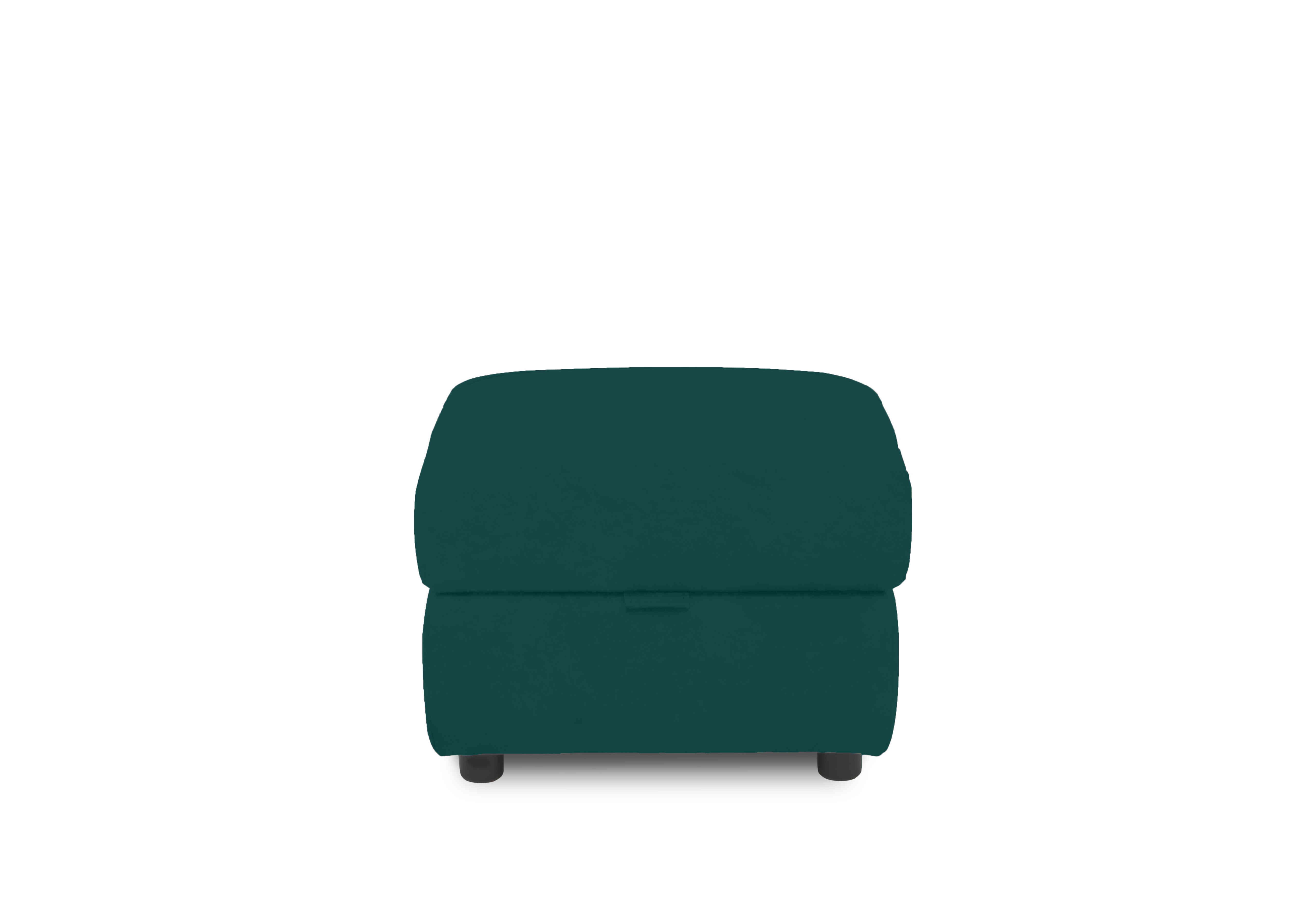 Sloane Fabric Storage Footstool in 51003 Opulence Teal on Furniture Village