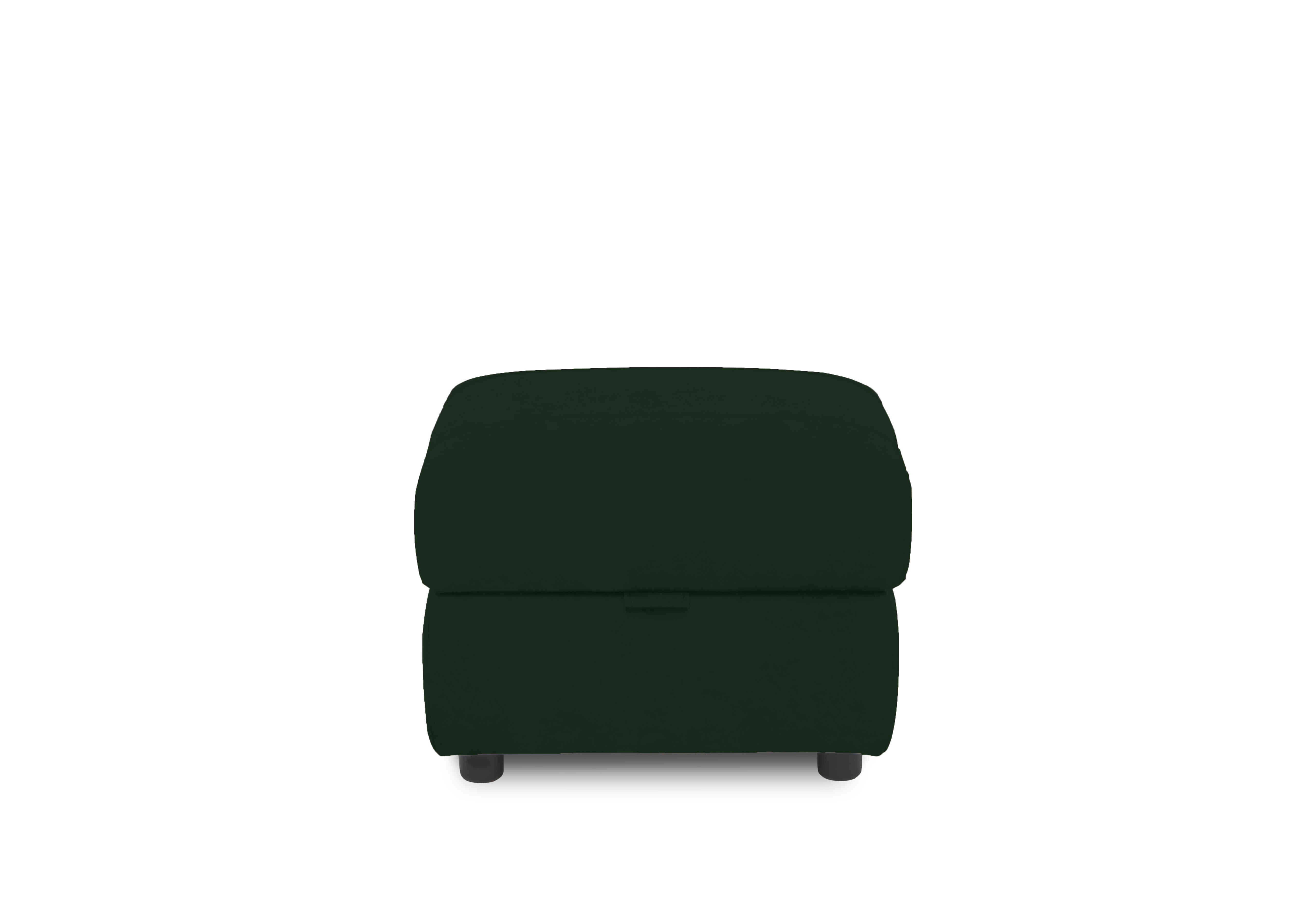 Sloane Fabric Storage Footstool in 51011 Opulence Bottle Green on Furniture Village