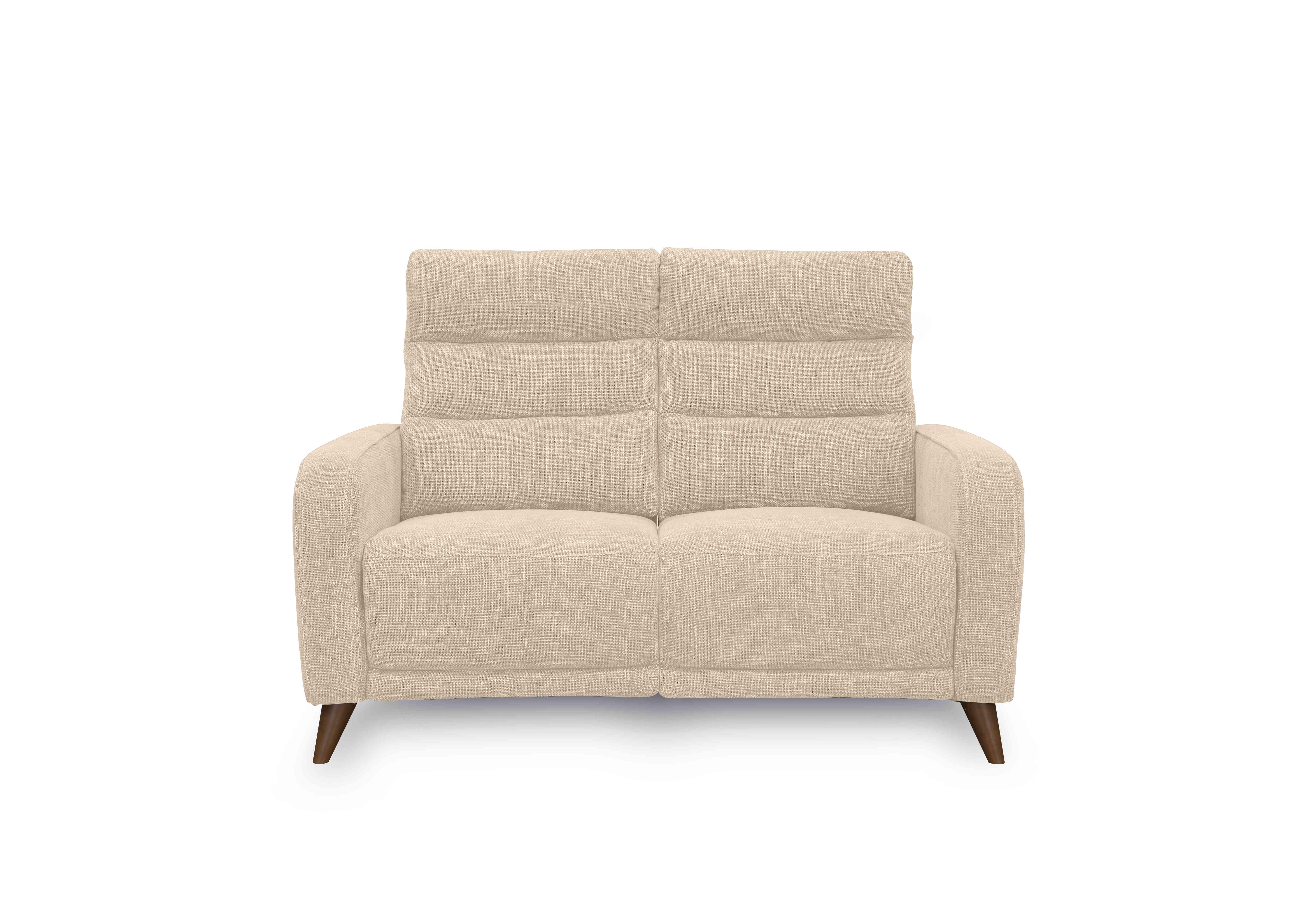 Quinn 2 Seater Fabric Sofa in We-0101 Weave Oatmeal on Furniture Village