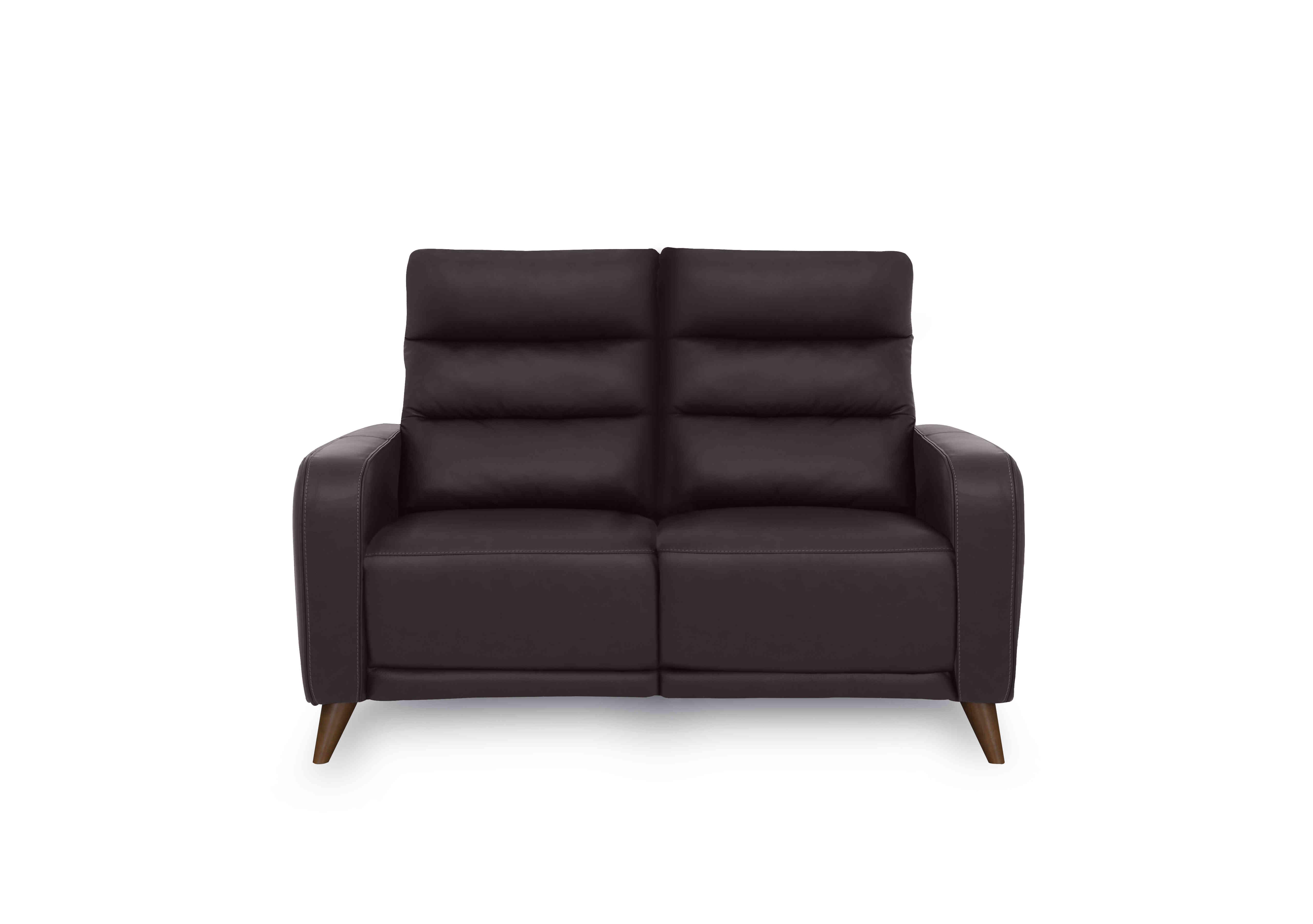 Quinn 2 Seater Leather Sofa in Lx-6413 Espresso on Furniture Village
