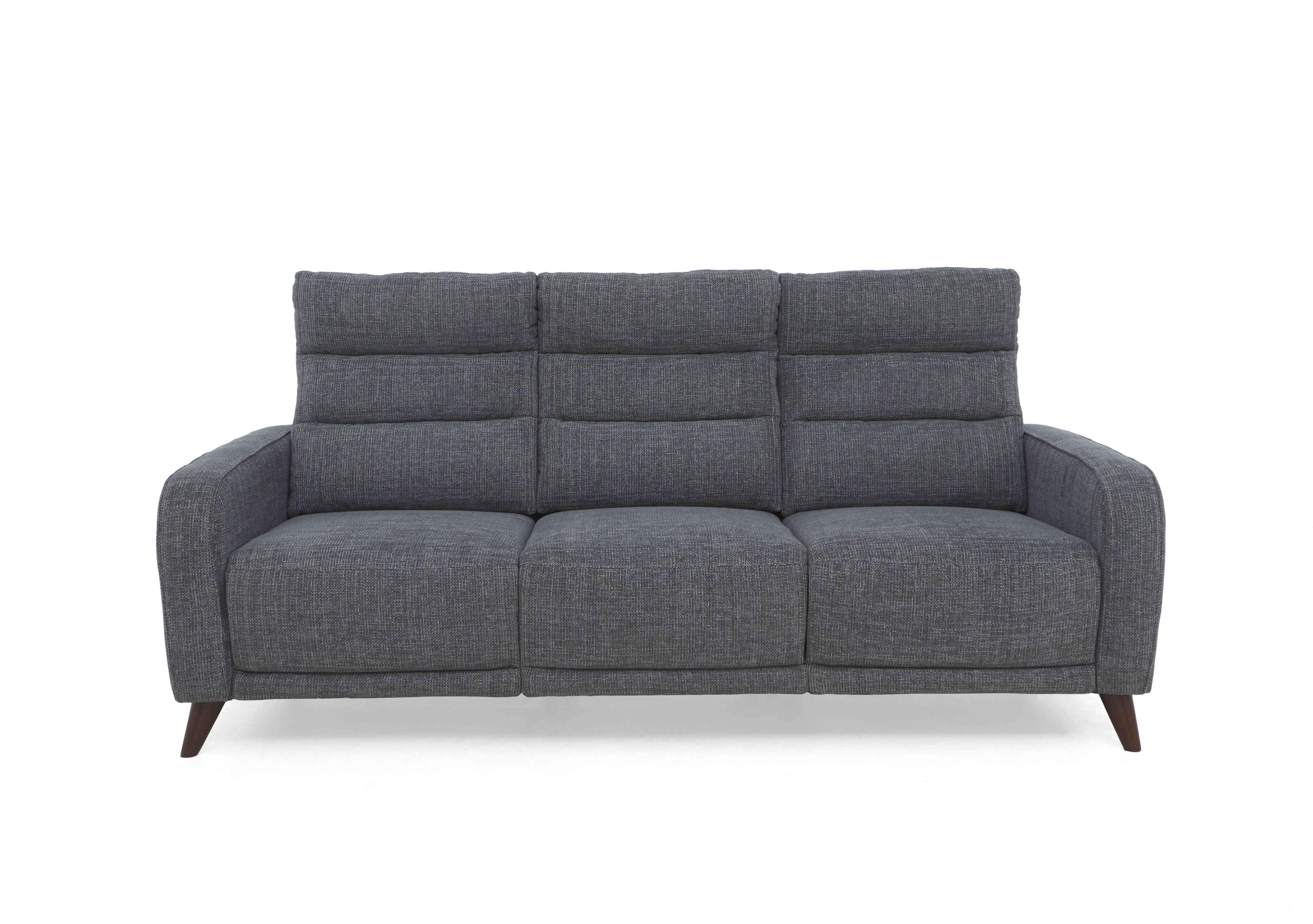 Quinn 3 Seater Fabric Sofa in Hf-0104 Halifax Gunmetal on Furniture Village