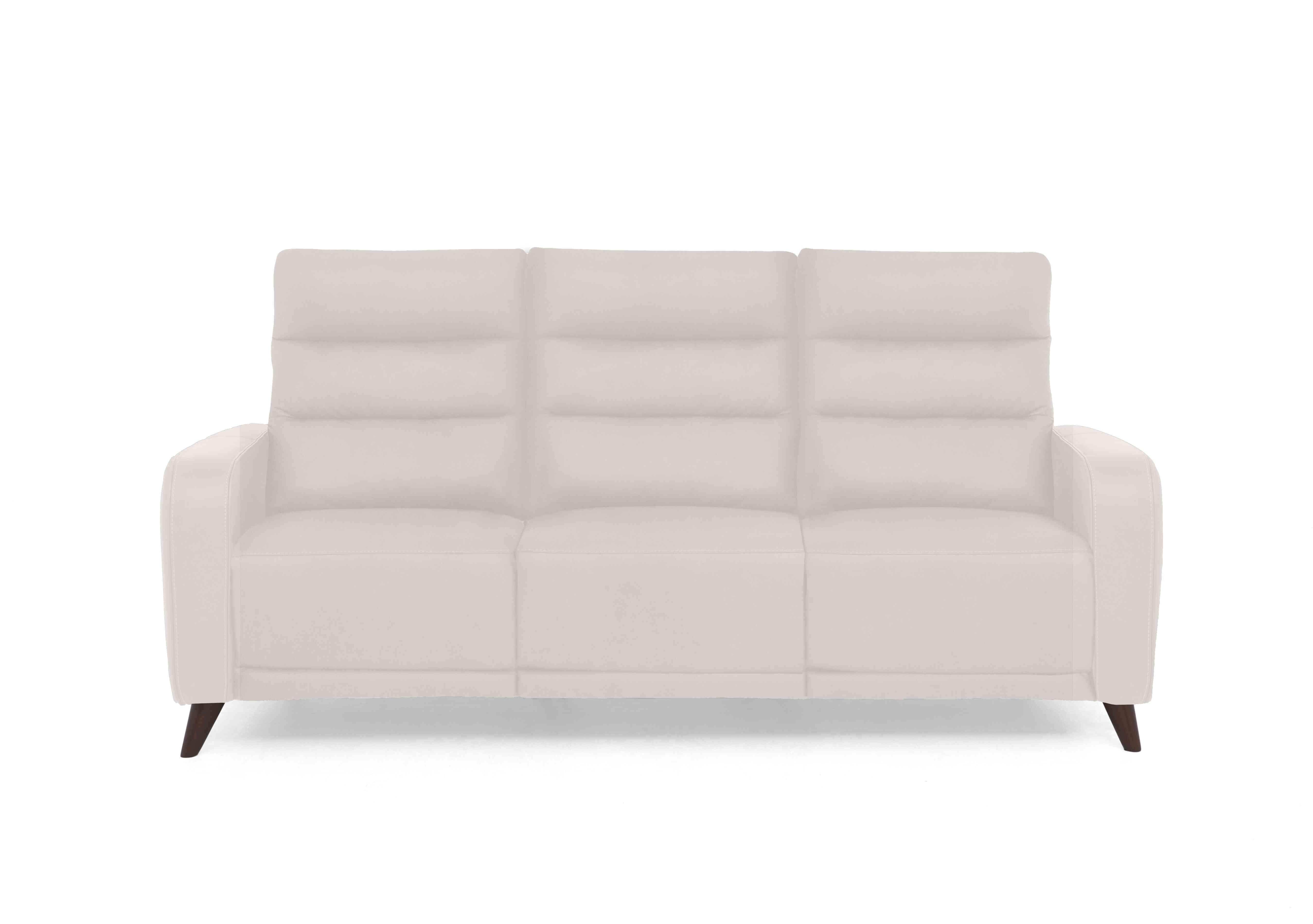 Quinn 3 Seater Fabric Sofa in Vv-0307 Velvet White on Furniture Village