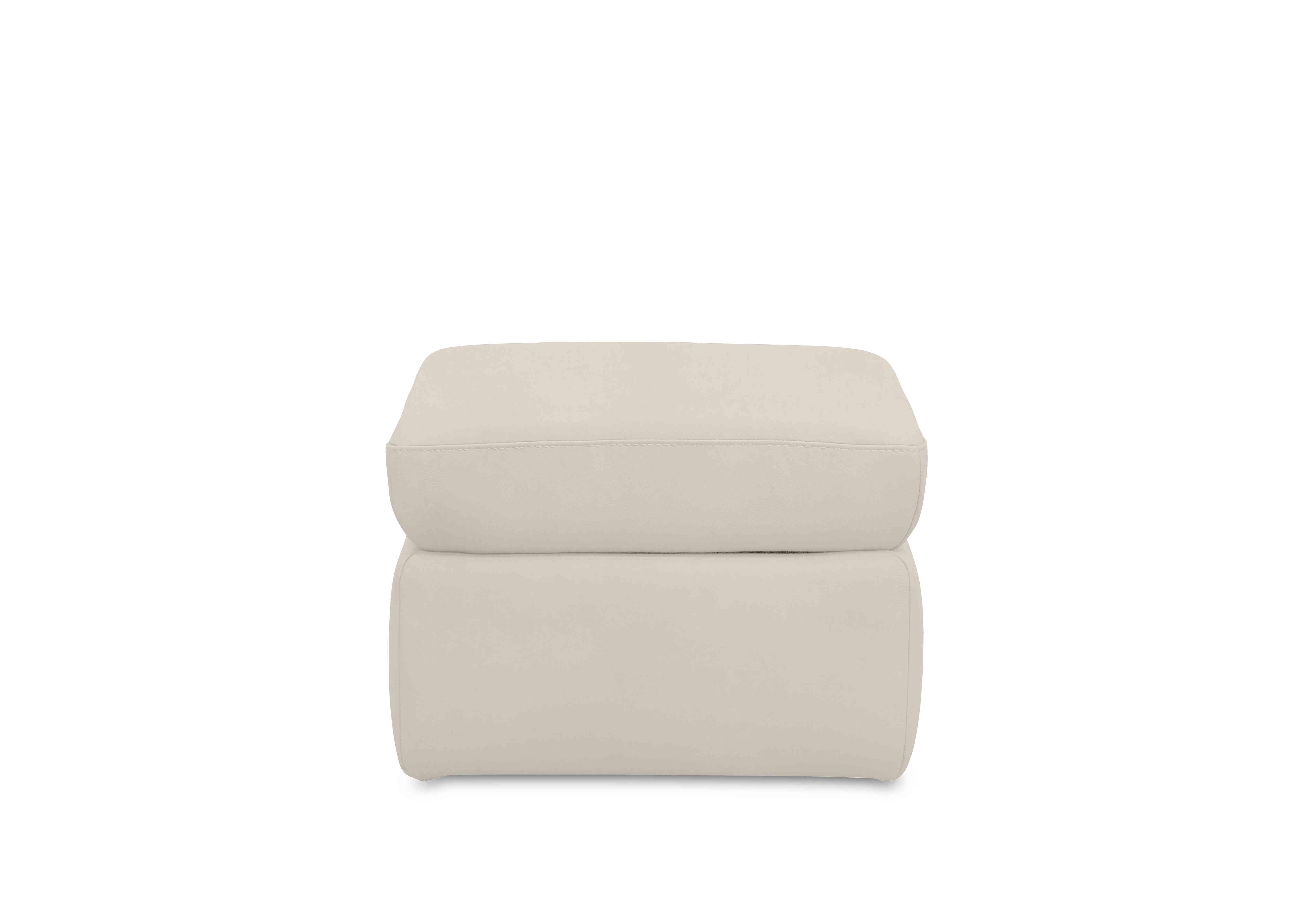 Quinn Fabric Storage Footstool in Vv-0307 Velvet White on Furniture Village