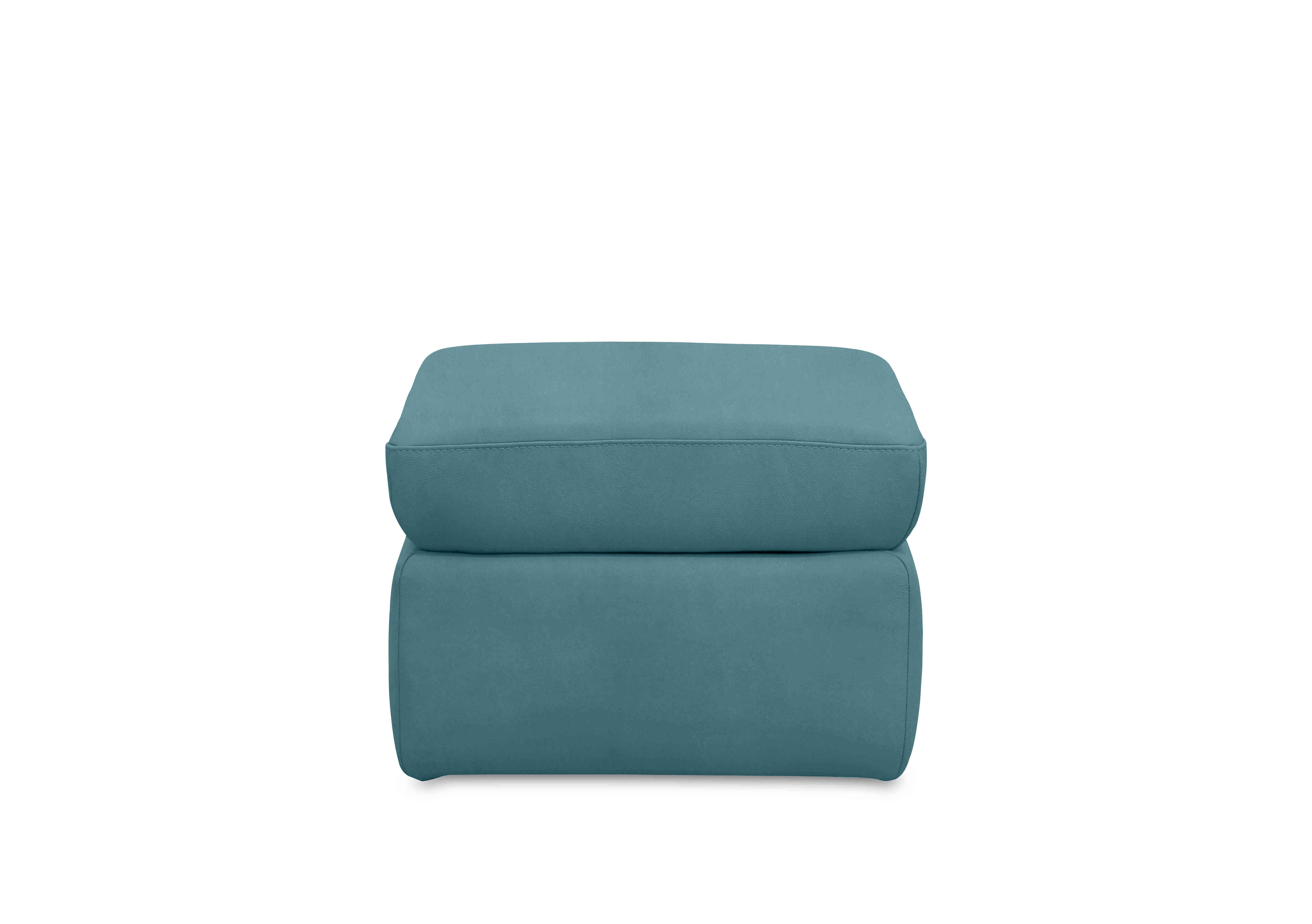 Quinn Fabric Storage Footstool in Vv-0312 Velvet Blu on Furniture Village