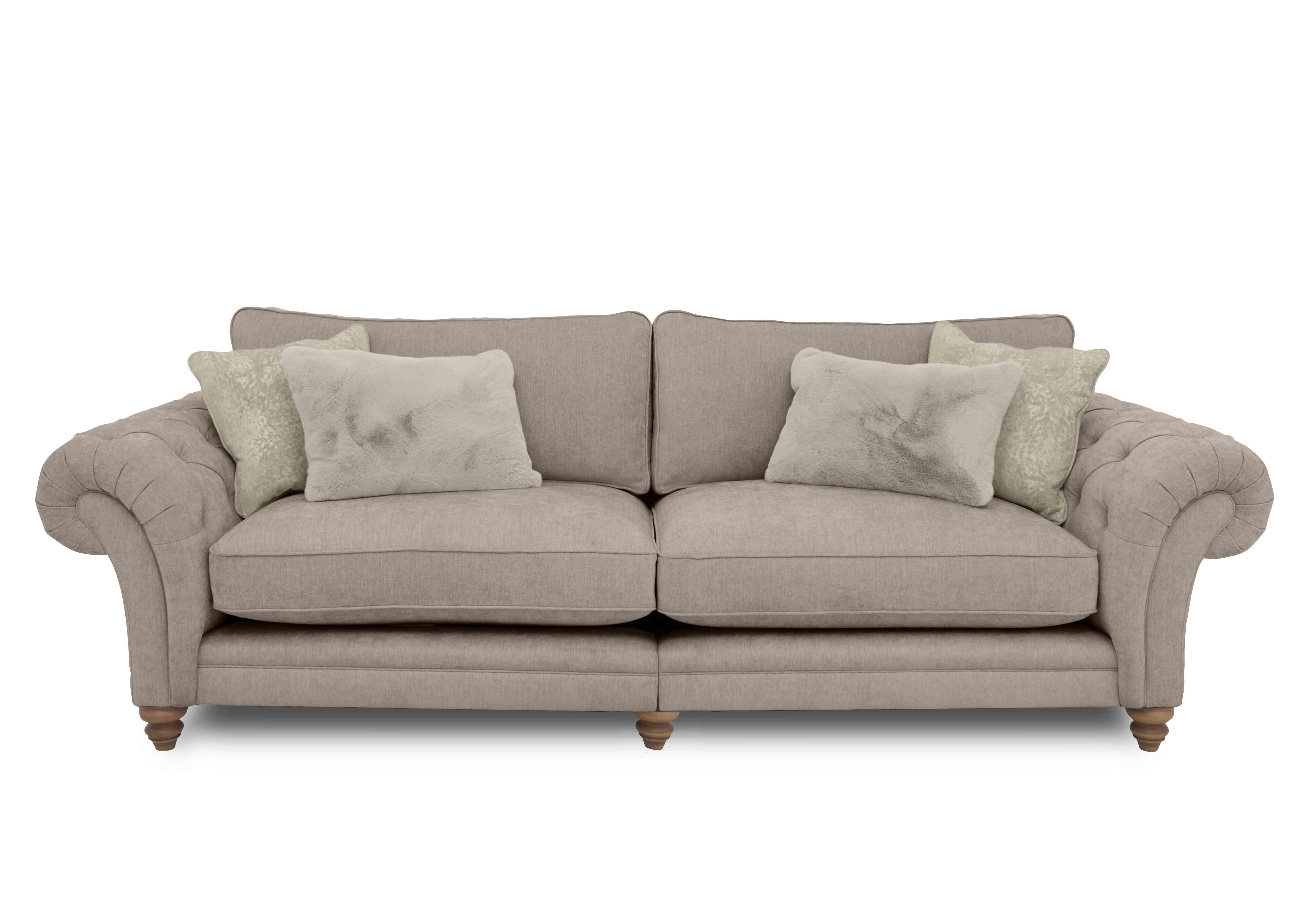 Blenheim Grand Split Frame Classic Back Sofa in Darwin Mink Of on Furniture Village