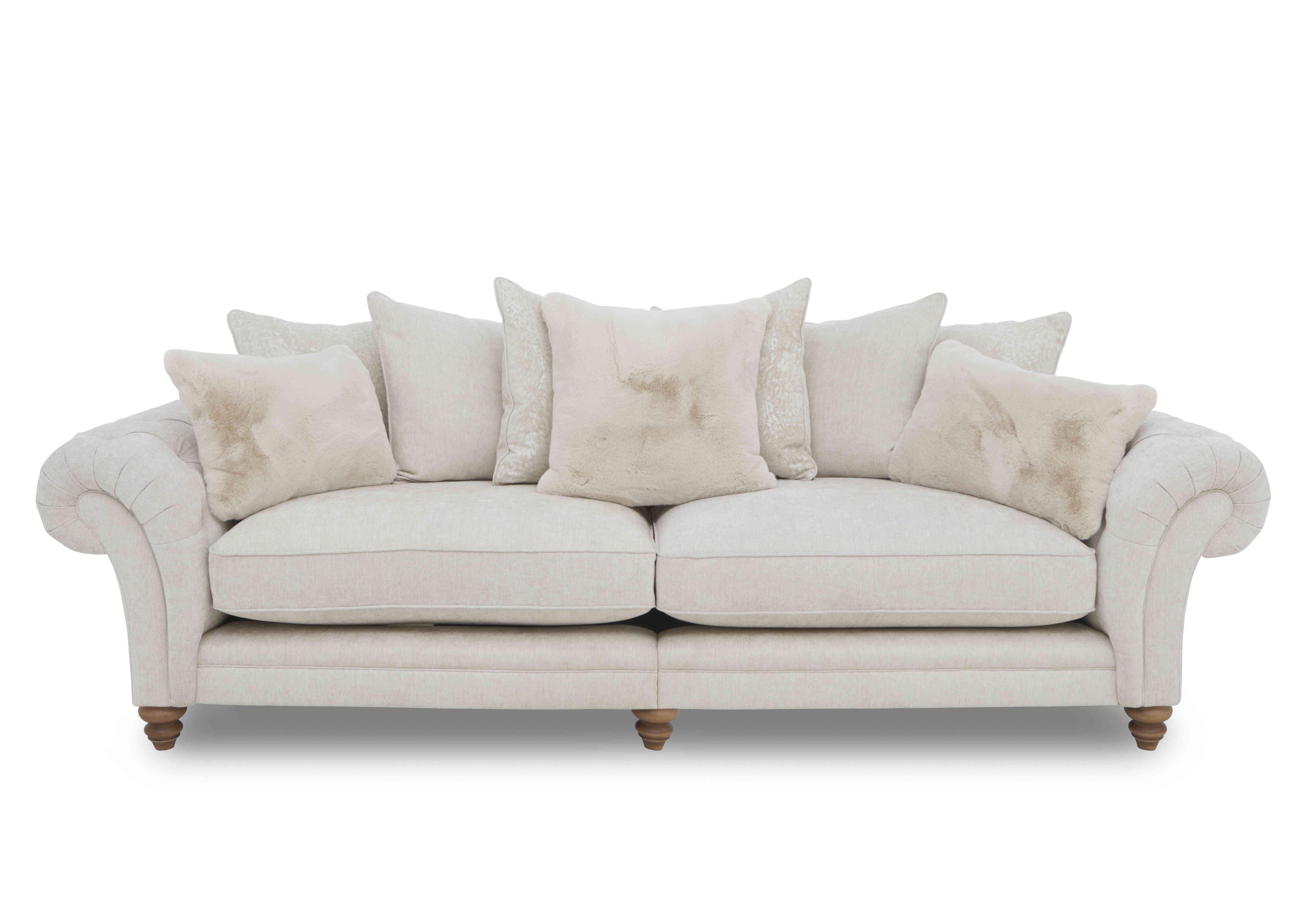 Blenheim Grand Split Frame Scatter Back Sofa in Darwin Ivory Of on Furniture Village
