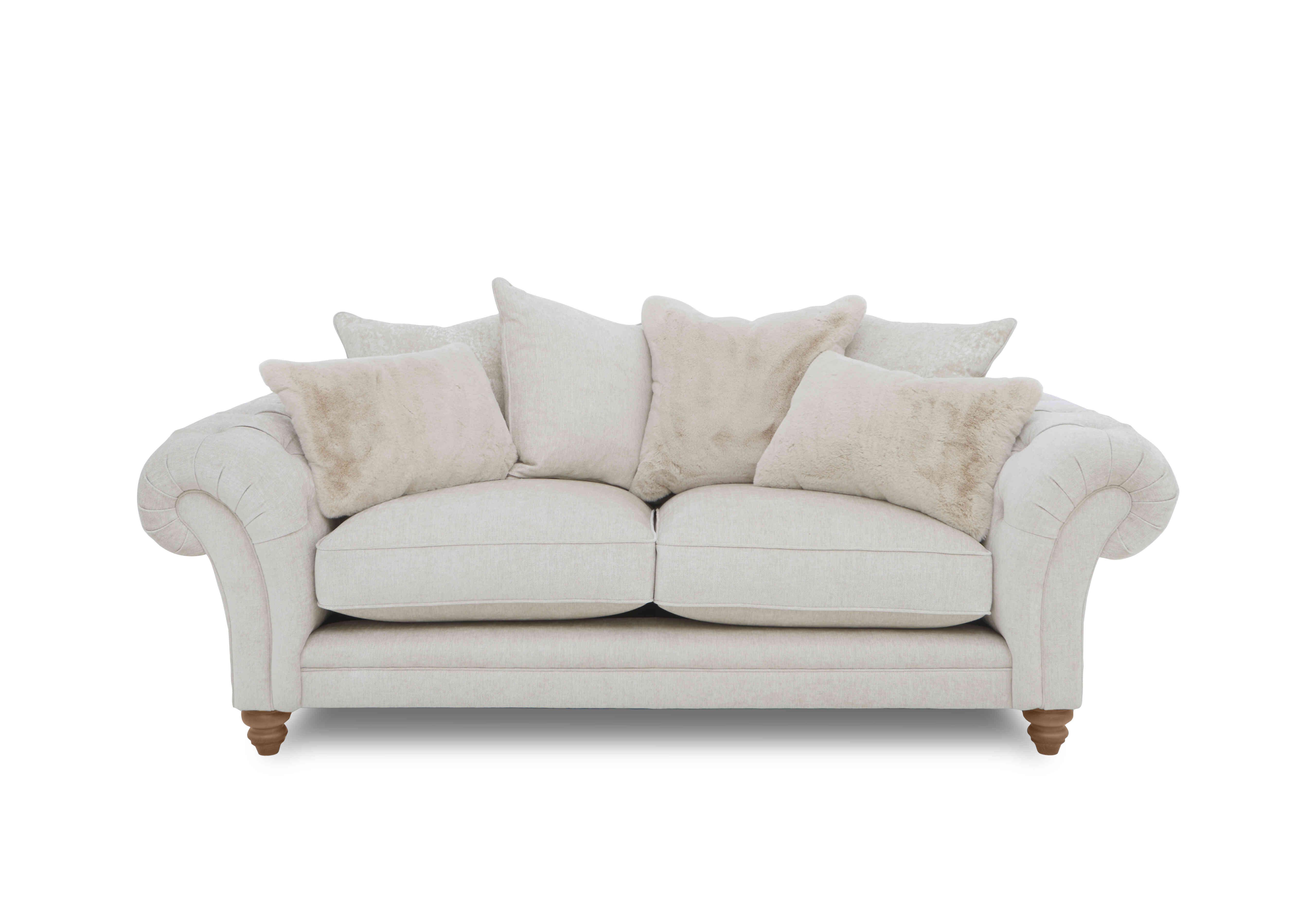 Blenheim 3 Seater Scatter Back Sofa in Darwin Ivory Of on Furniture Village