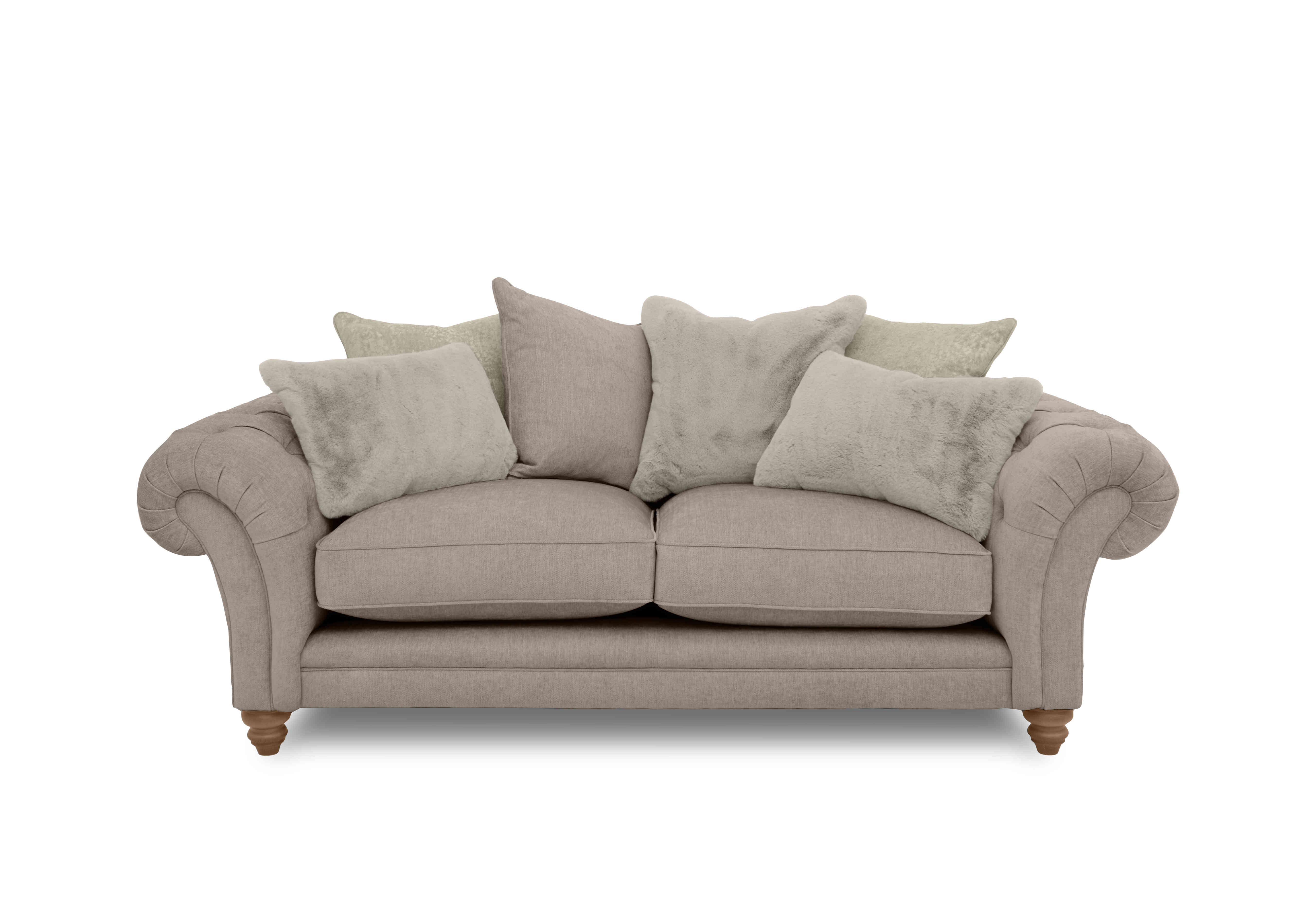 Blenheim 3 Seater Scatter Back Sofa in Darwin Mink Of on Furniture Village