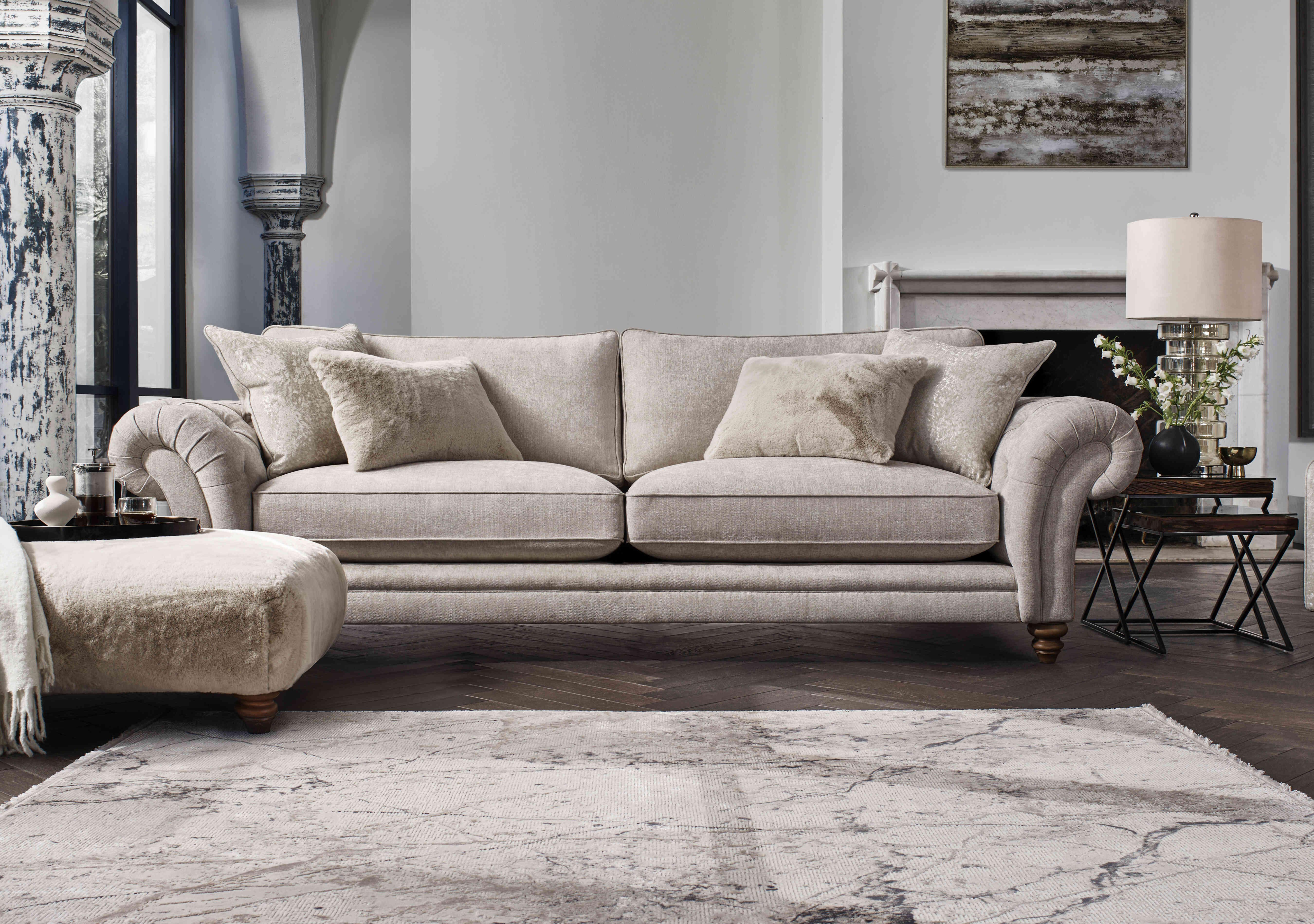 Blenheim 4 Seater Classic Back Sofa in  on Furniture Village
