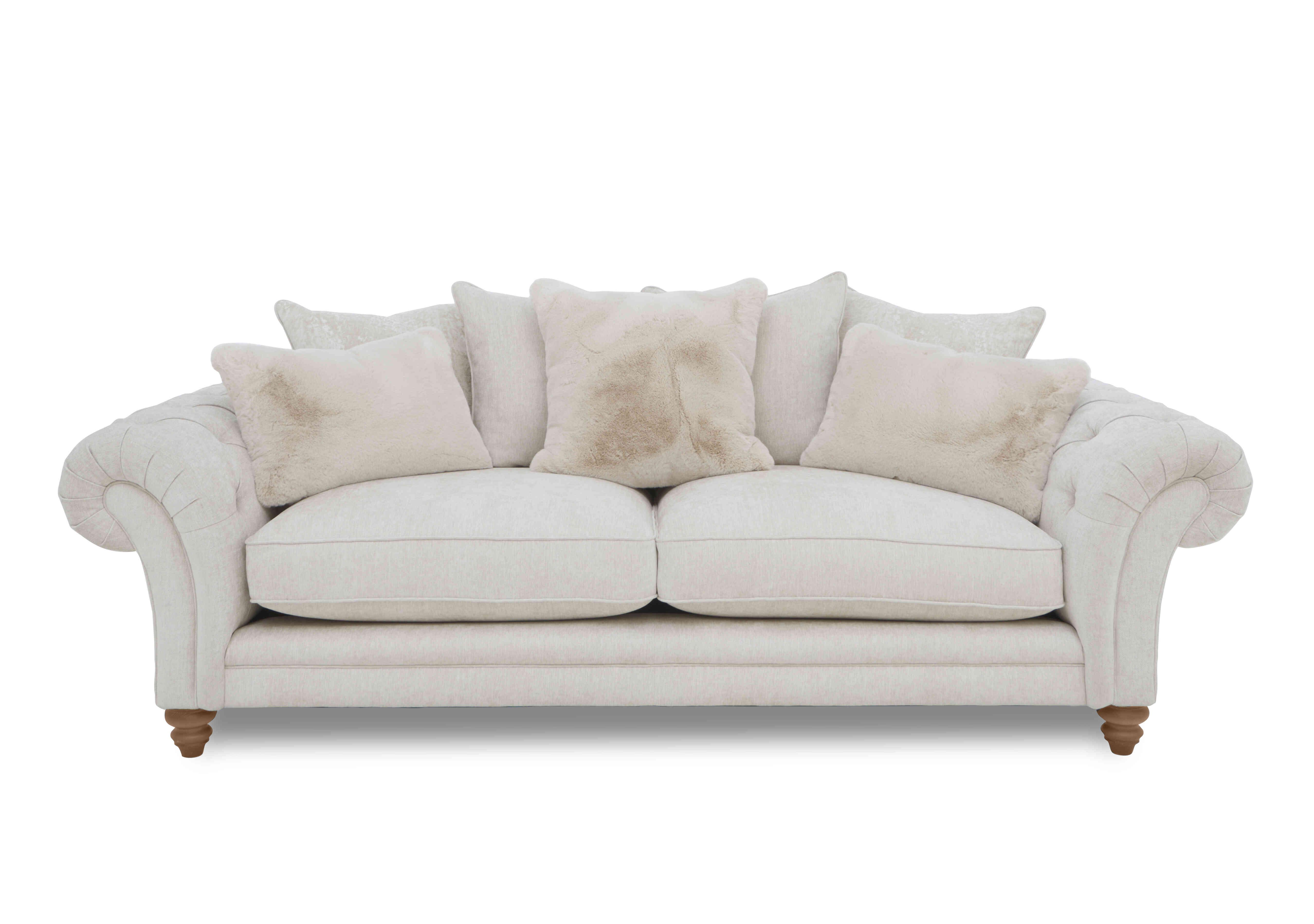 Blenheim 4 Seater Scatter Back Sofa in Darwin Ivory Of on Furniture Village