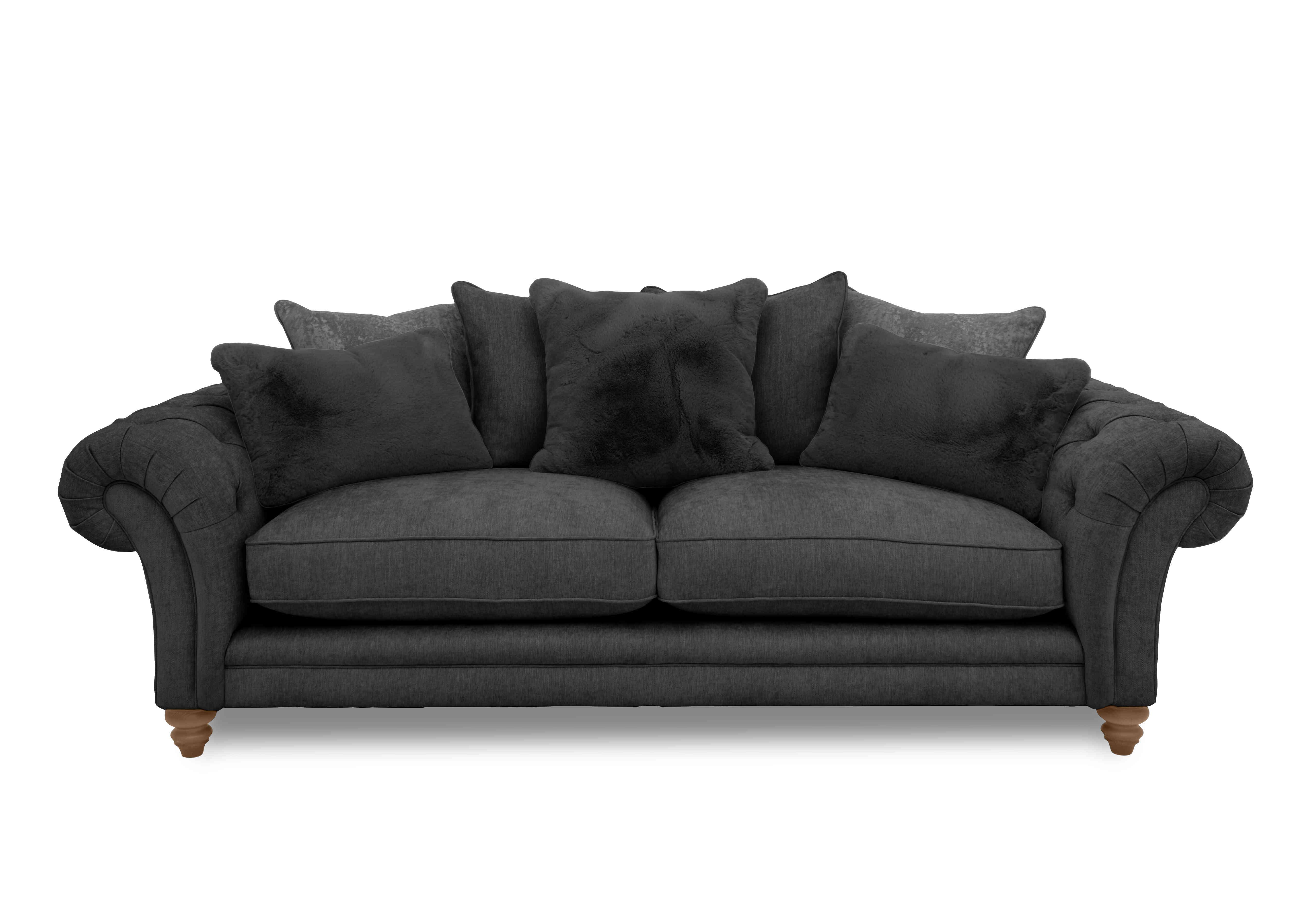 Blenheim 4 Seater Scatter Back Sofa in Darwin Raven Of on Furniture Village