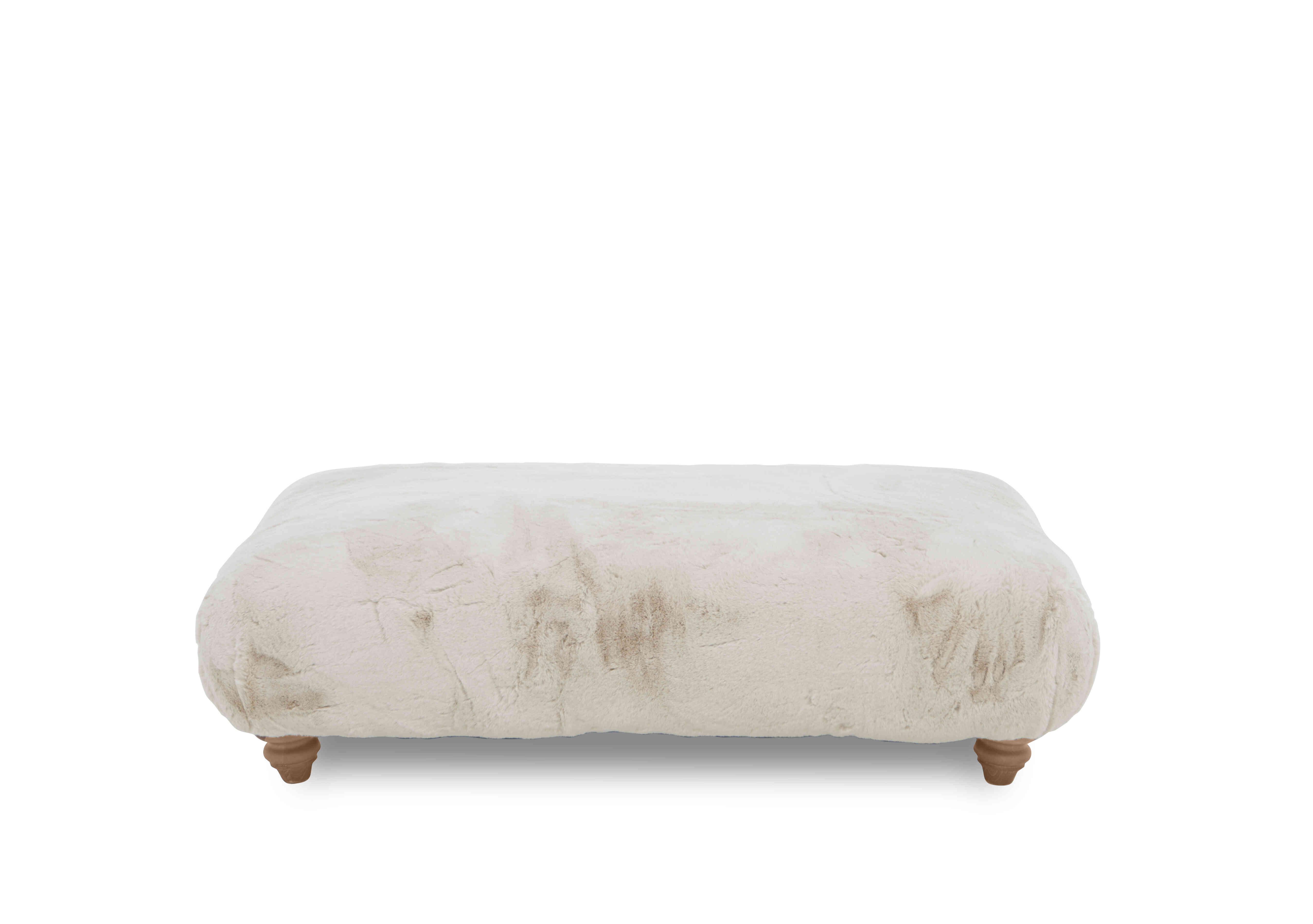 Blenheim Bench Stool in Vancouver Fur Ivory Of on Furniture Village