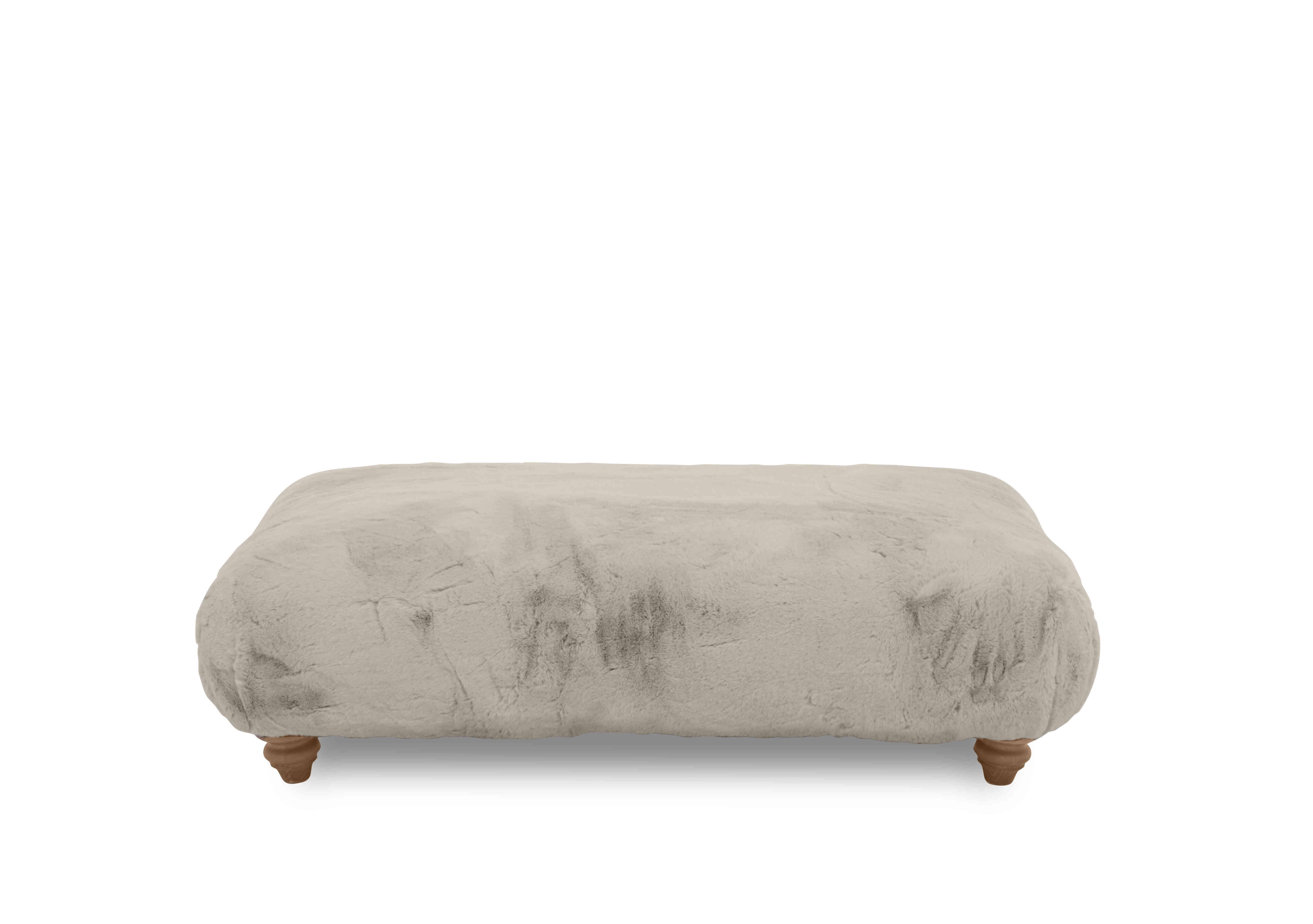 Blenheim Bench Stool in Vancouver Fur Mink Of on Furniture Village