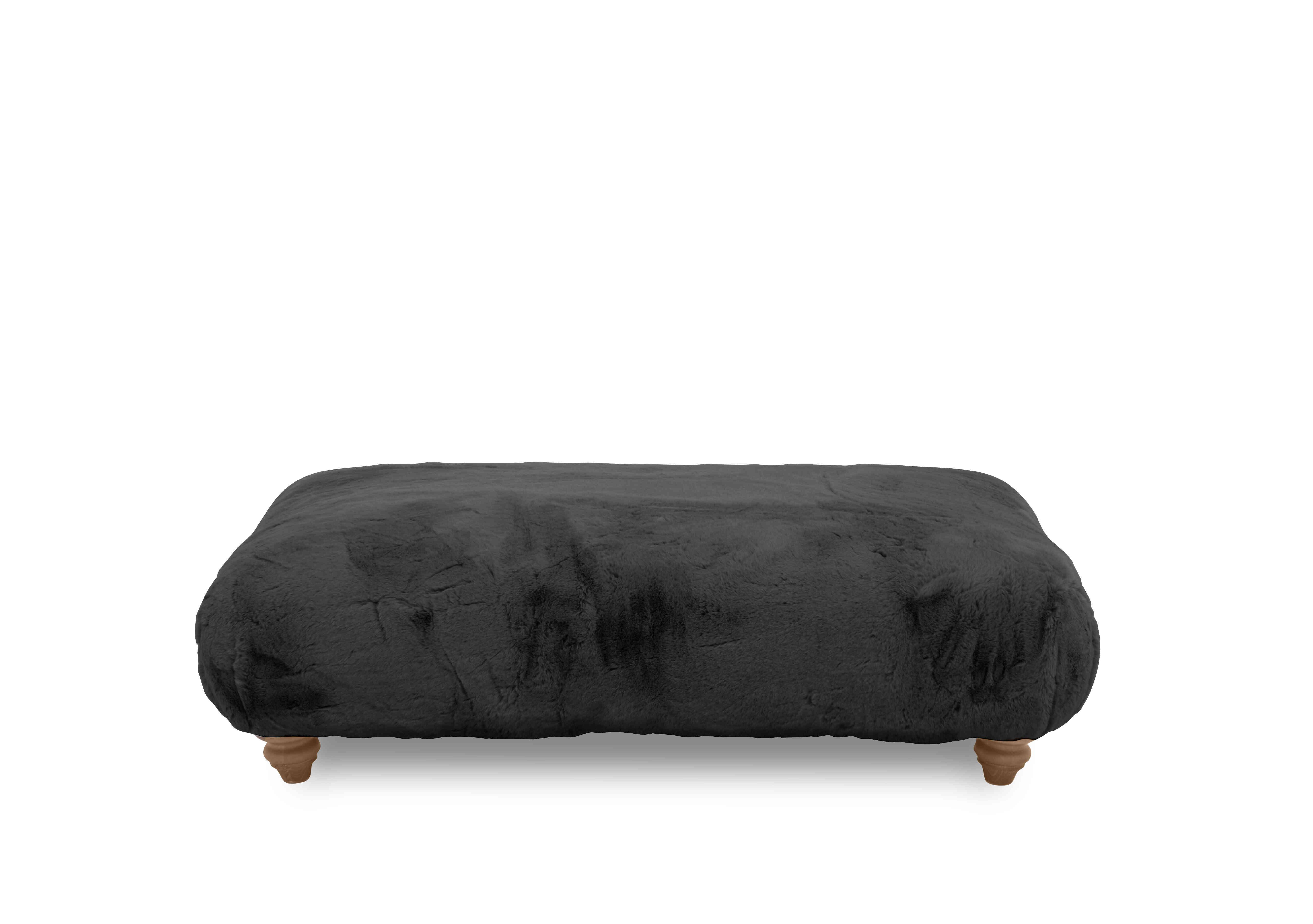 Blenheim Bench Stool in Vancouver Fur Raven Of on Furniture Village