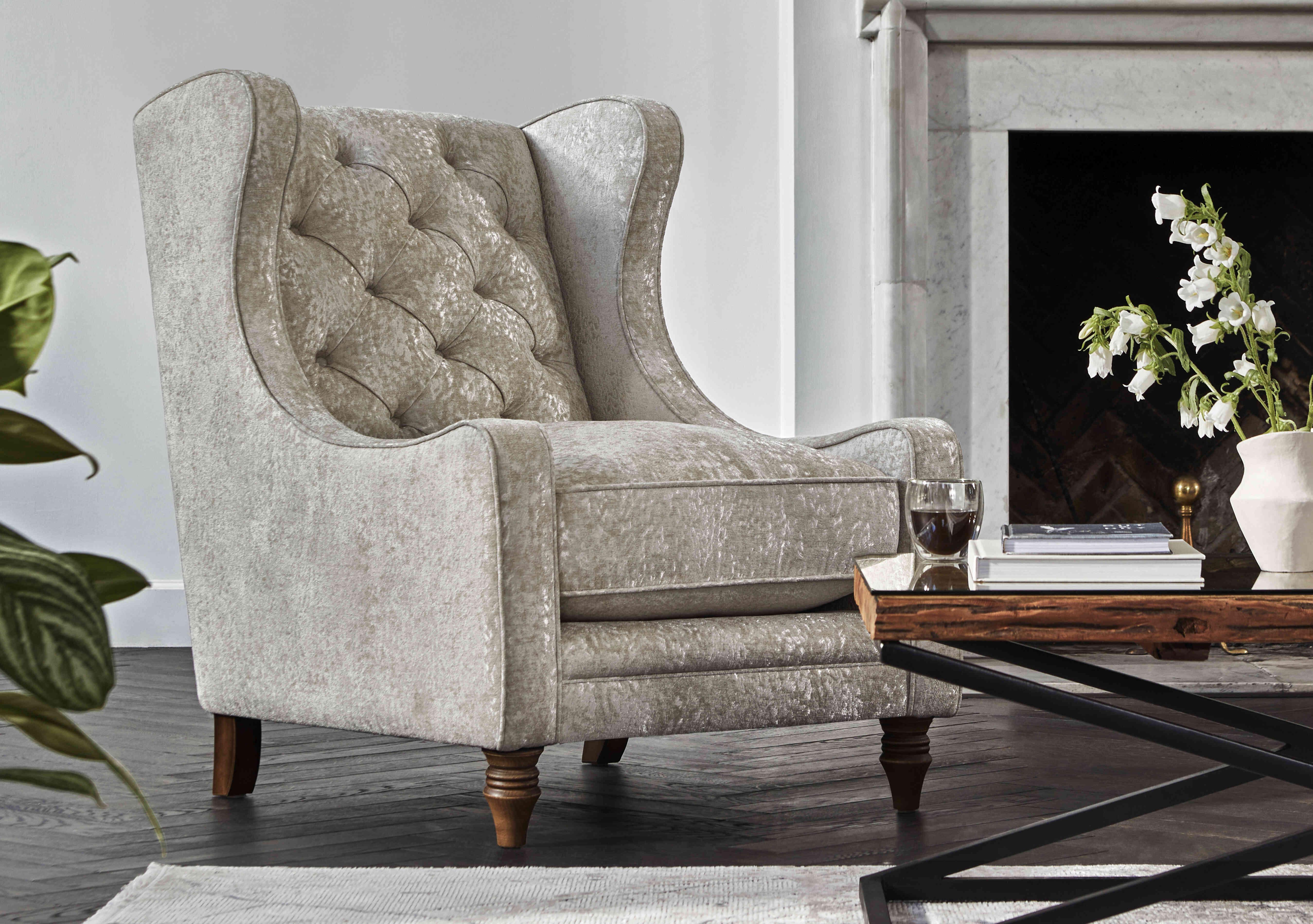 Blenheim Wing Chair in  on Furniture Village