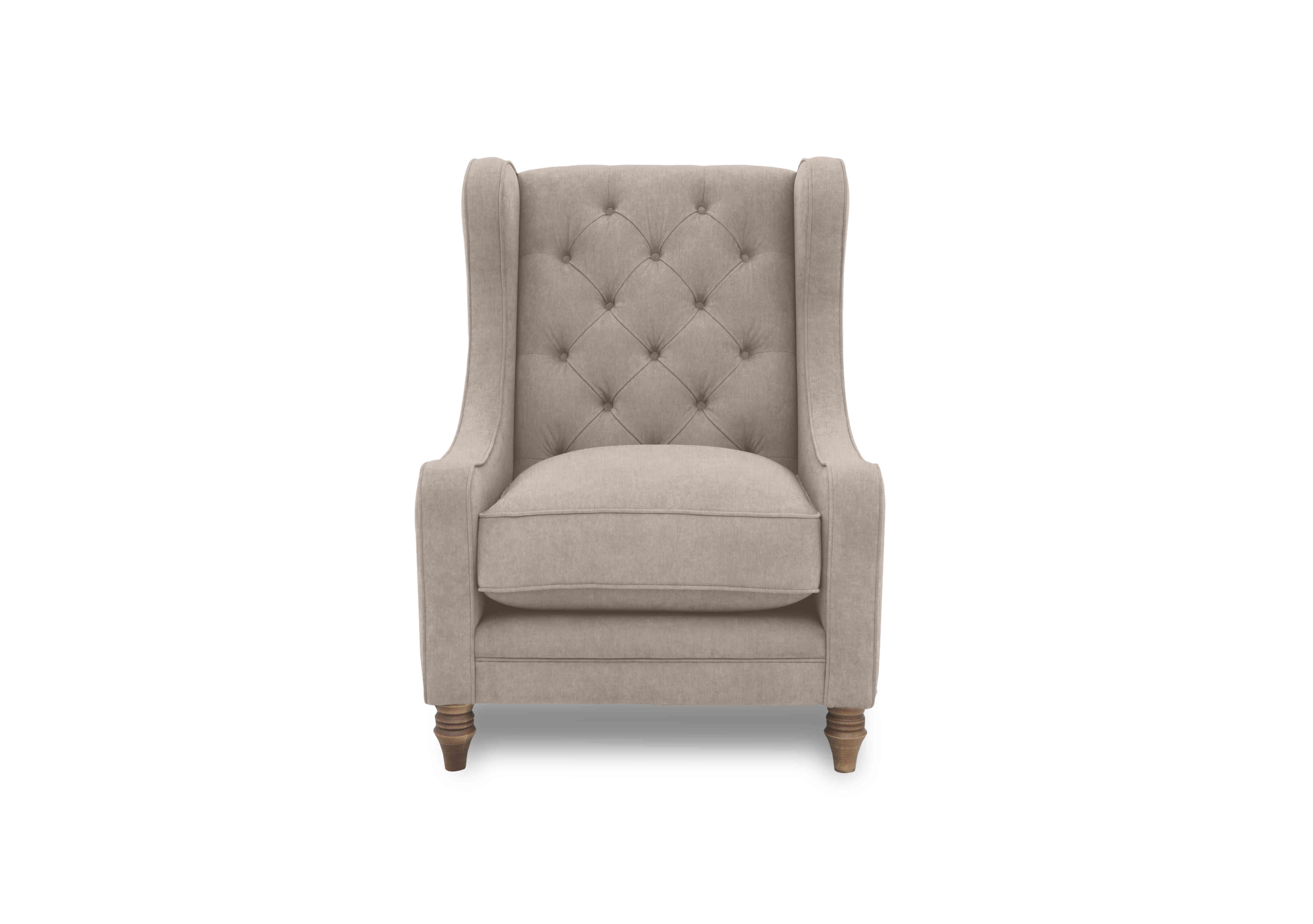 Blenheim Wing Chair in Darwin Mink Of on Furniture Village