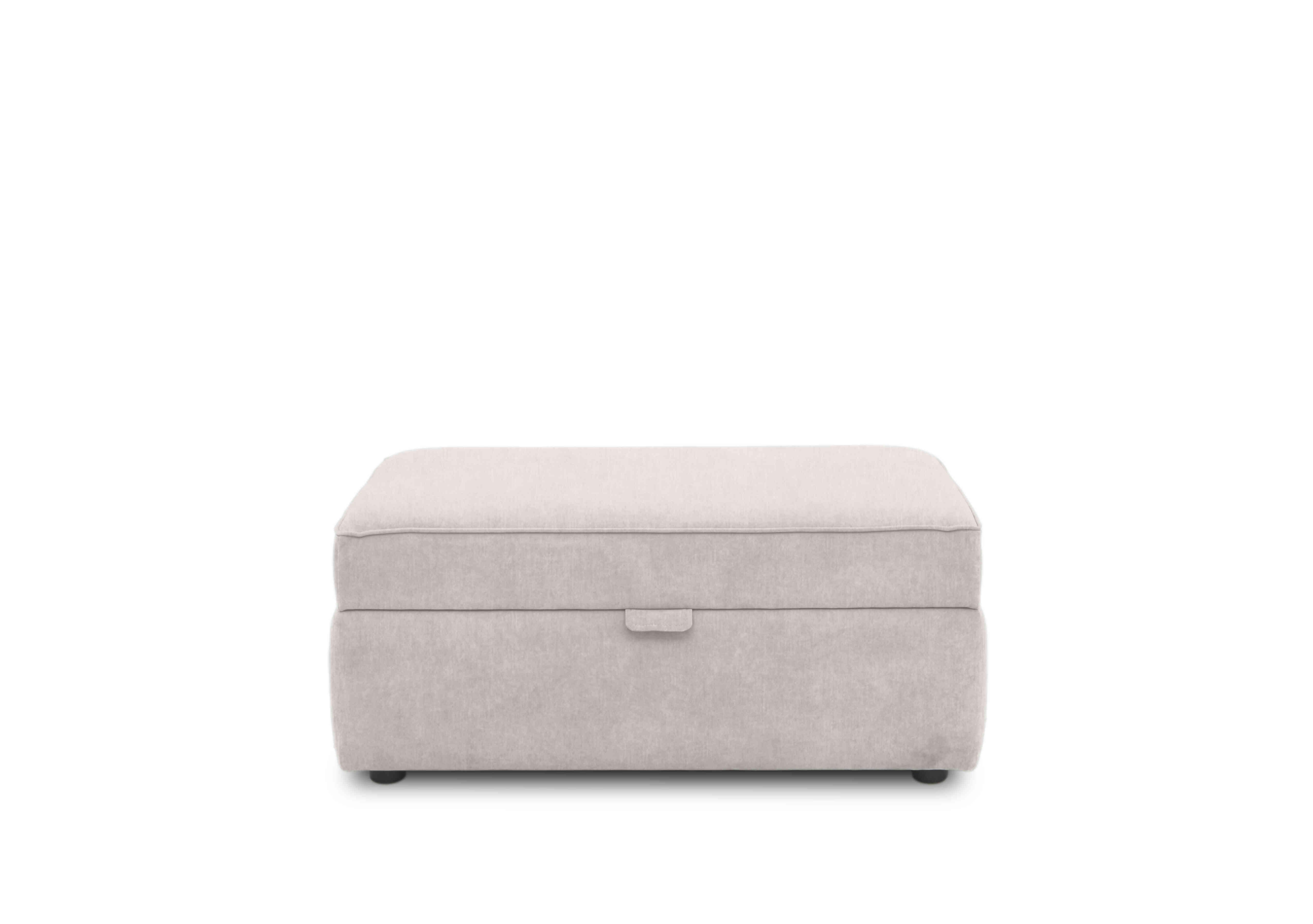 Blenheim Large Storage Stool in Darwin Silver on Furniture Village