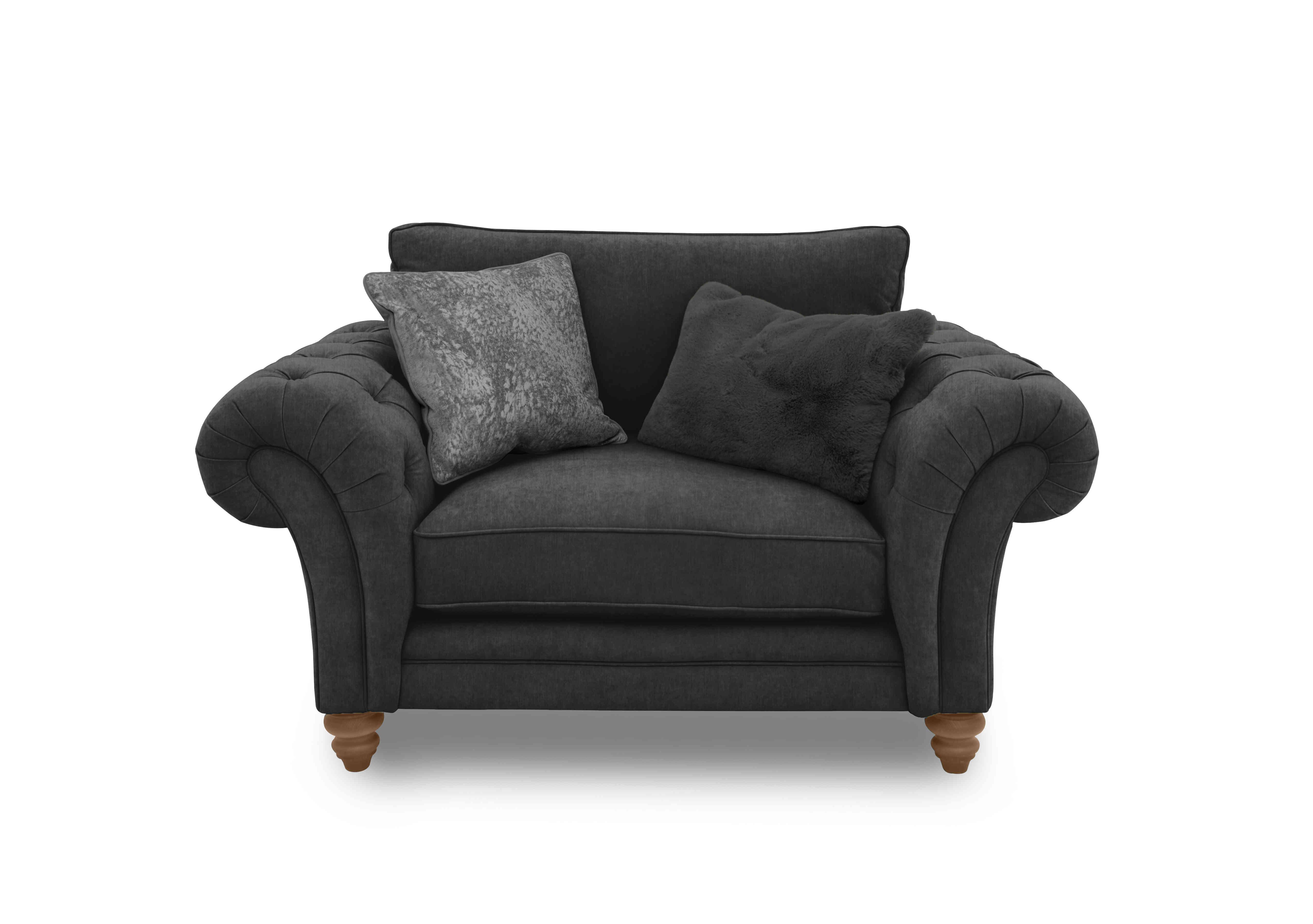 Blenheim Classic Back Snuggler in Darwin Raven Of on Furniture Village