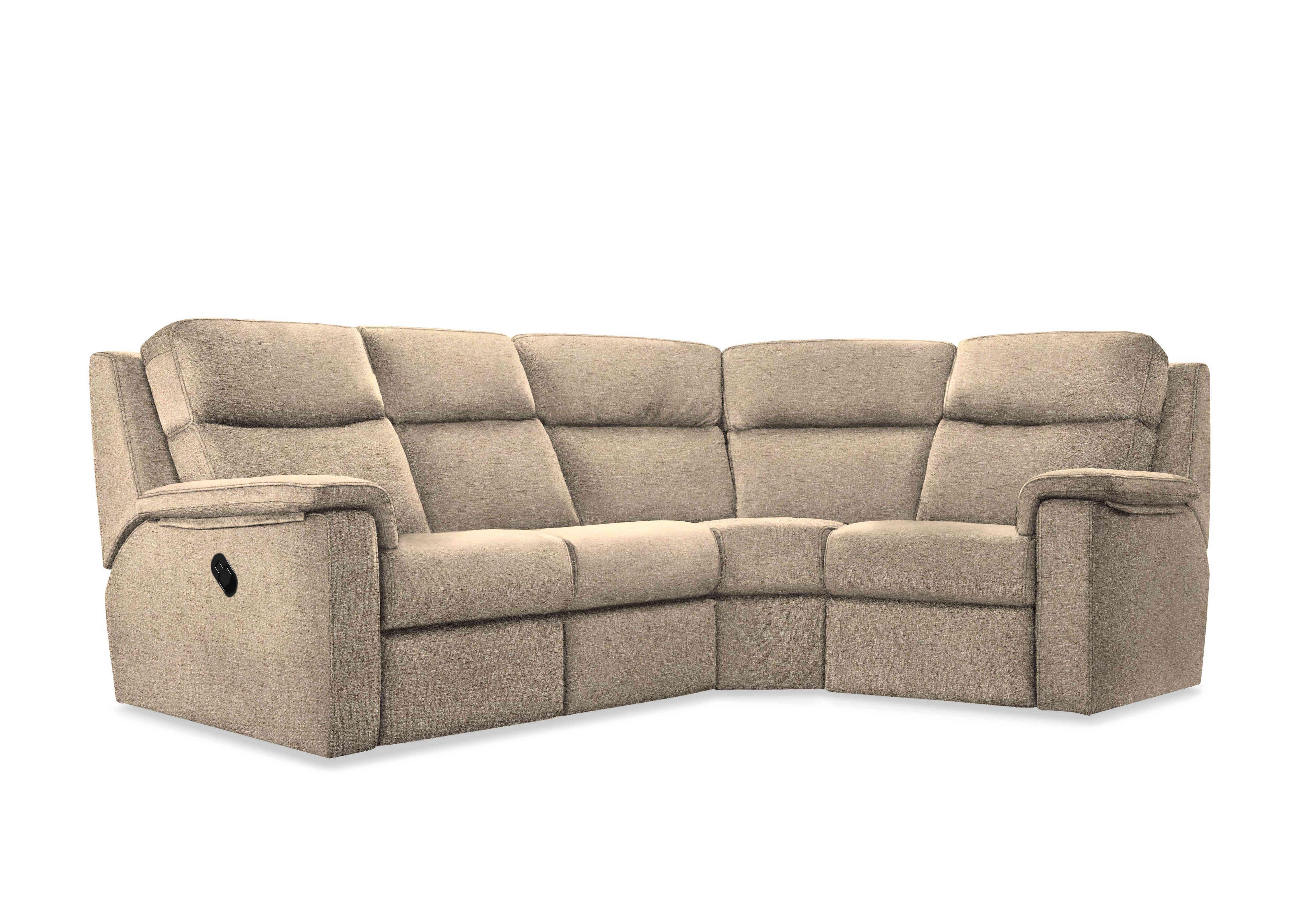 Thornbury Fabric Manual Recliner Corner Sofa in A022 Dapple Sparrow on Furniture Village
