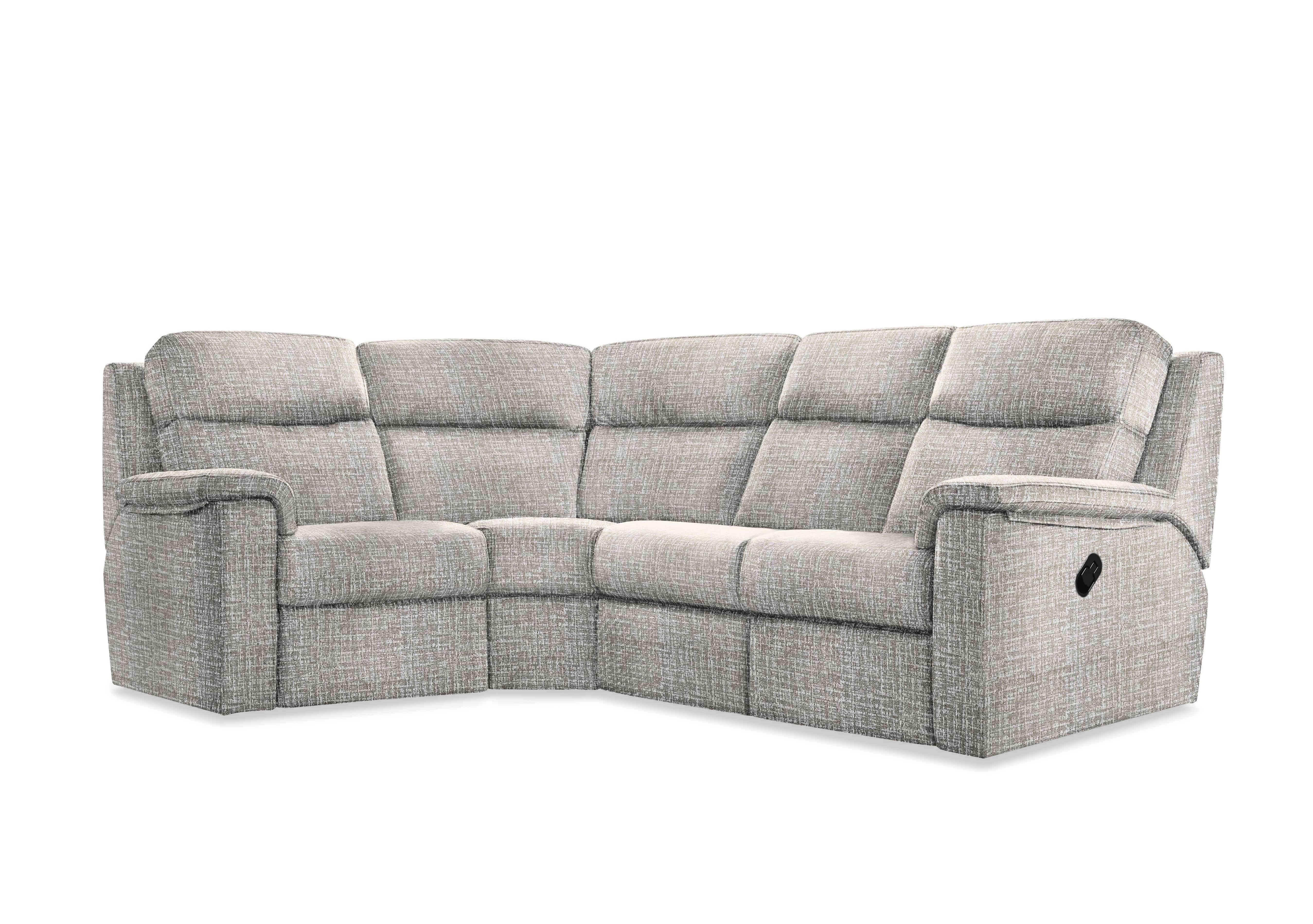 Thornbury Fabric Manual Recliner Corner Sofa in B103 Shore Slate on Furniture Village