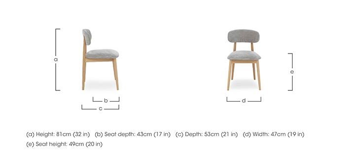 Stockholm Set of 4 Wooden Dining Chairs in  on Furniture Village