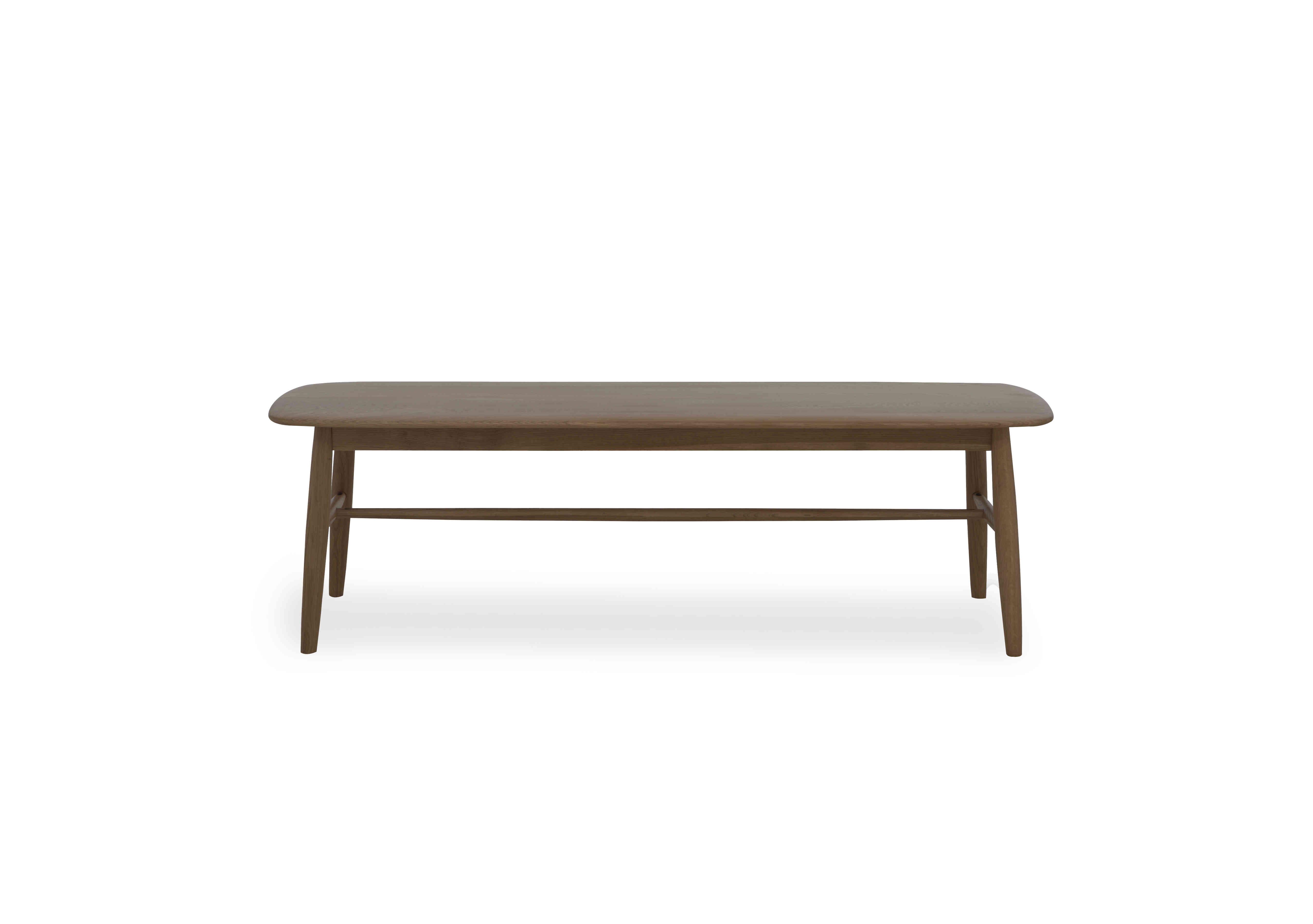 Stockholm Dining Bench in Dark Oak on Furniture Village