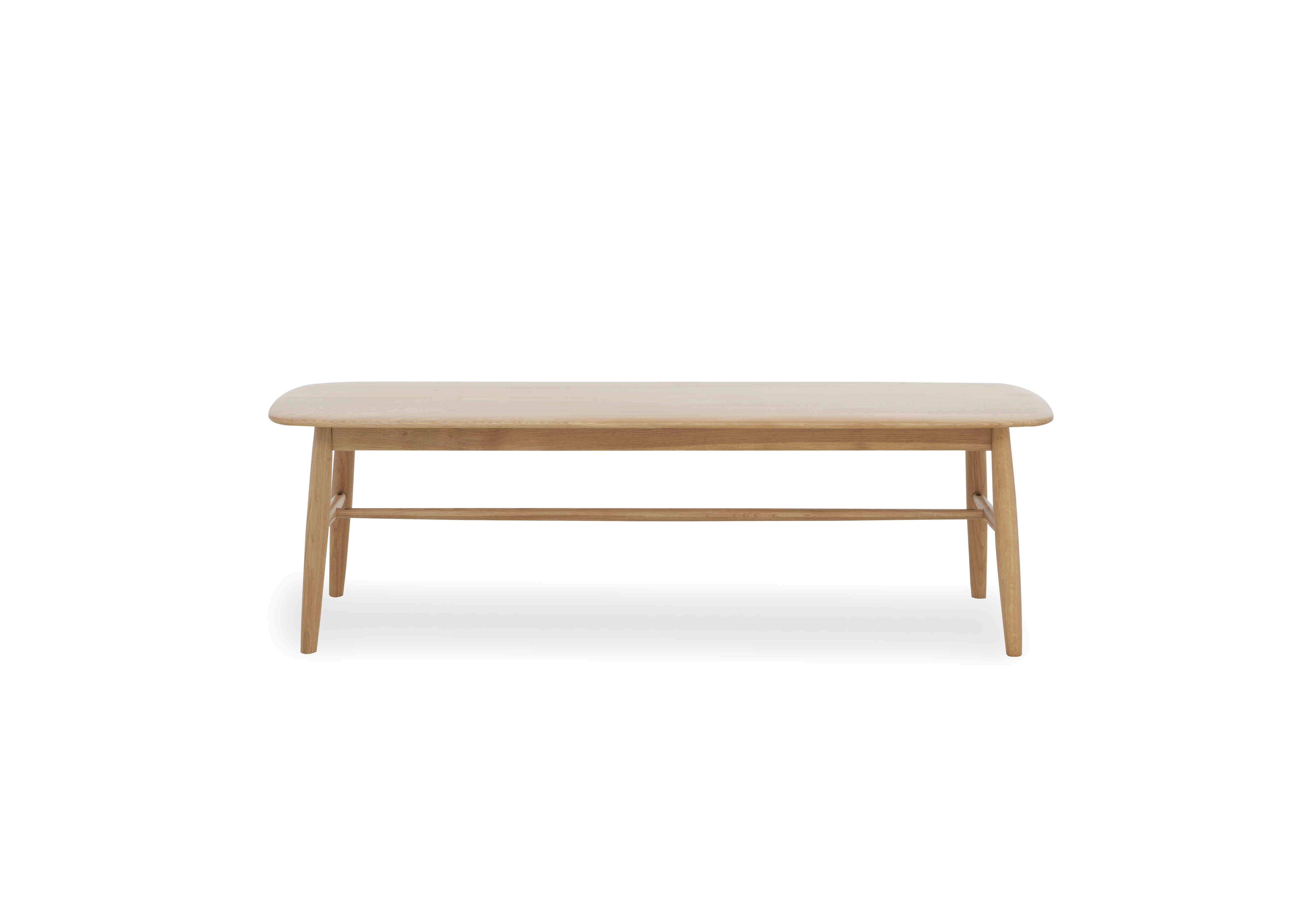 Stockholm Dining Bench in Light Oak on Furniture Village