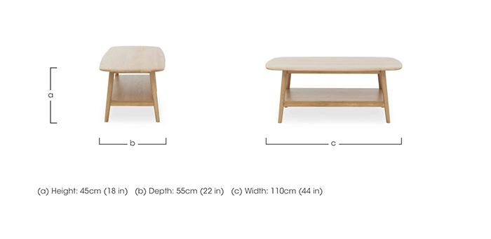 Stockholm Coffee Table in  on Furniture Village