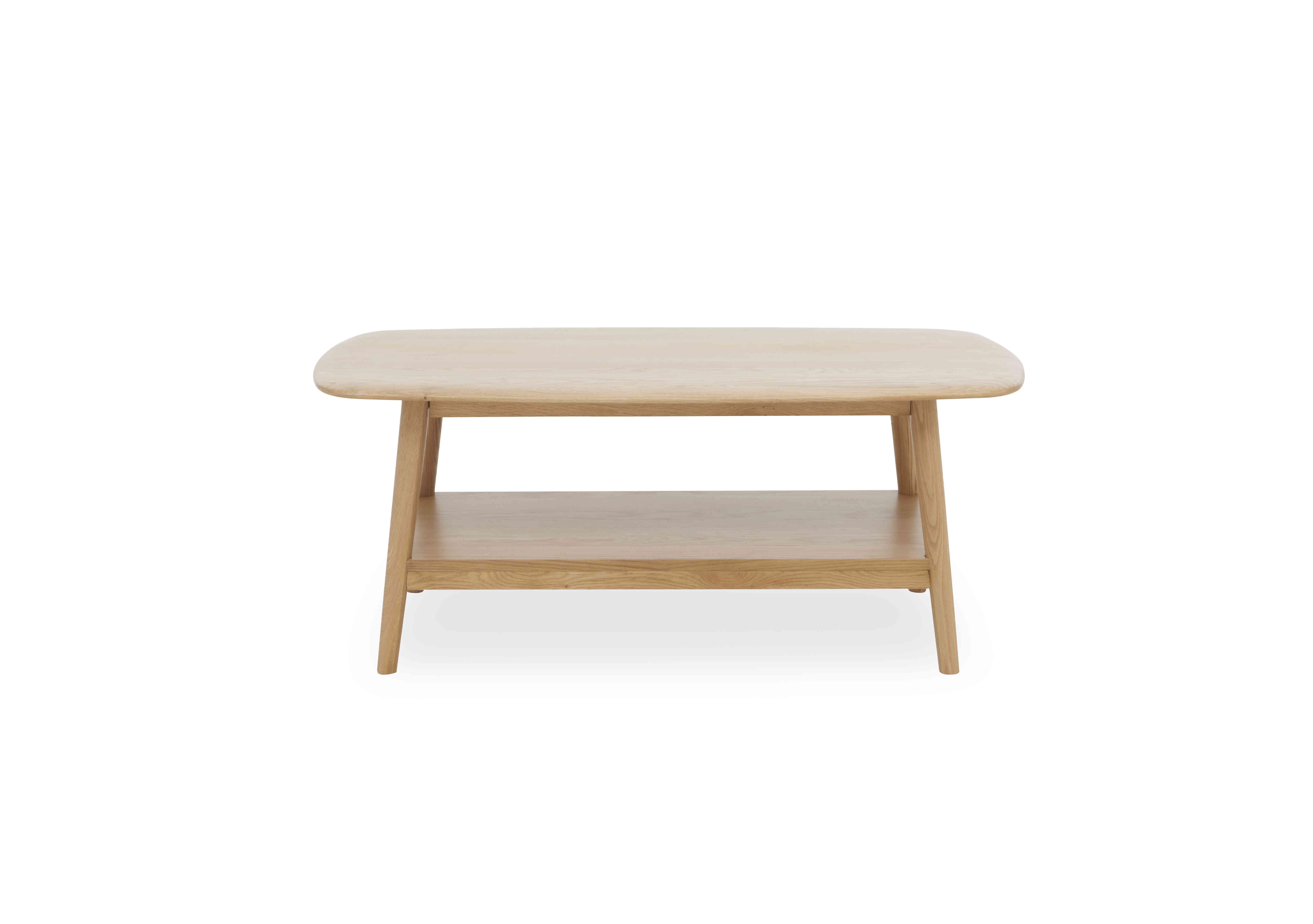 Stockholm Coffee Table in Light Oak on Furniture Village