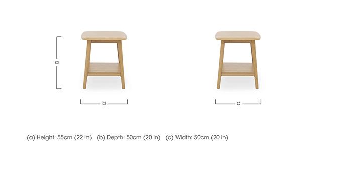 Stockholm Lamp Table in  on Furniture Village