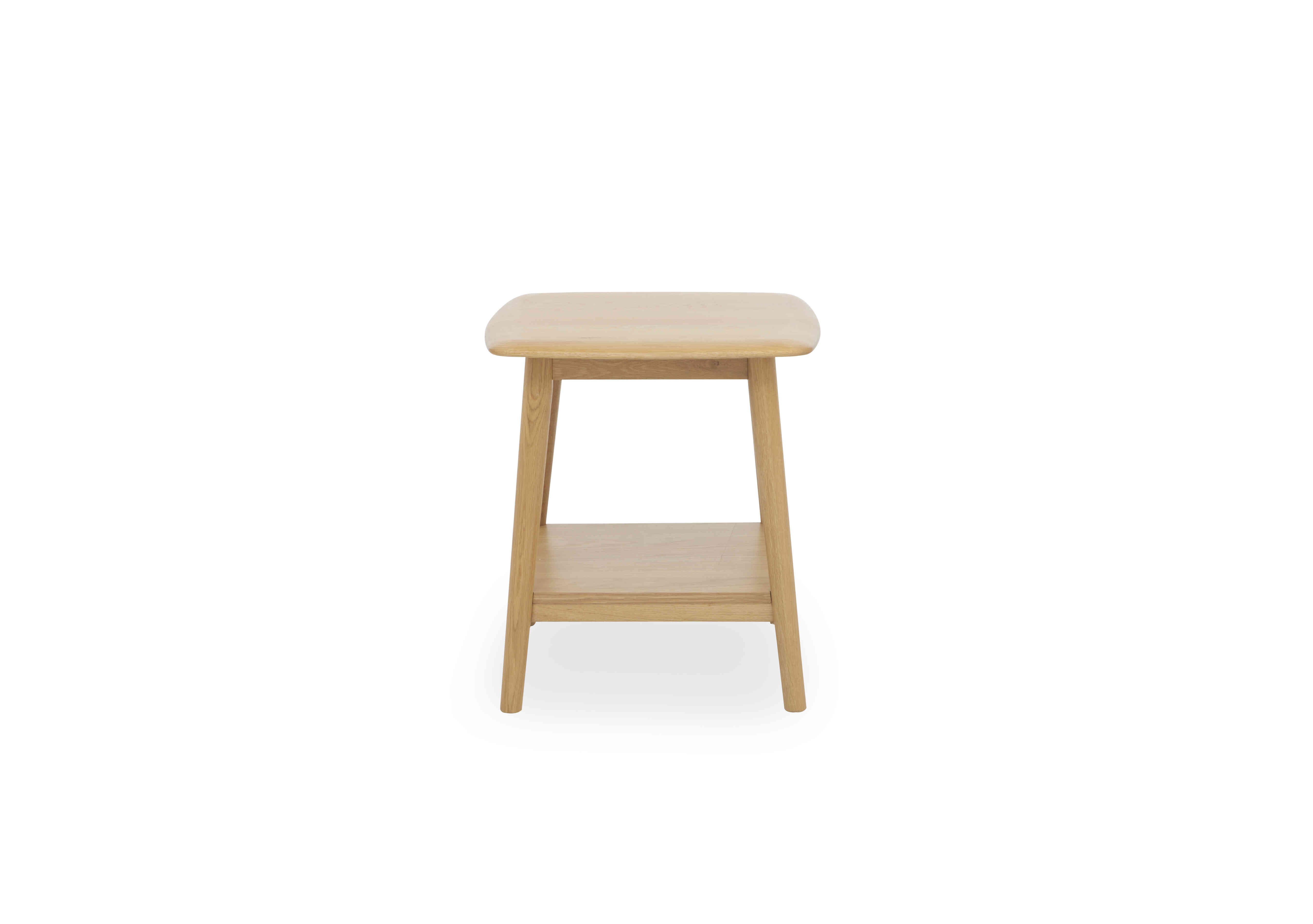 Stockholm Lamp Table in Light Oak on Furniture Village