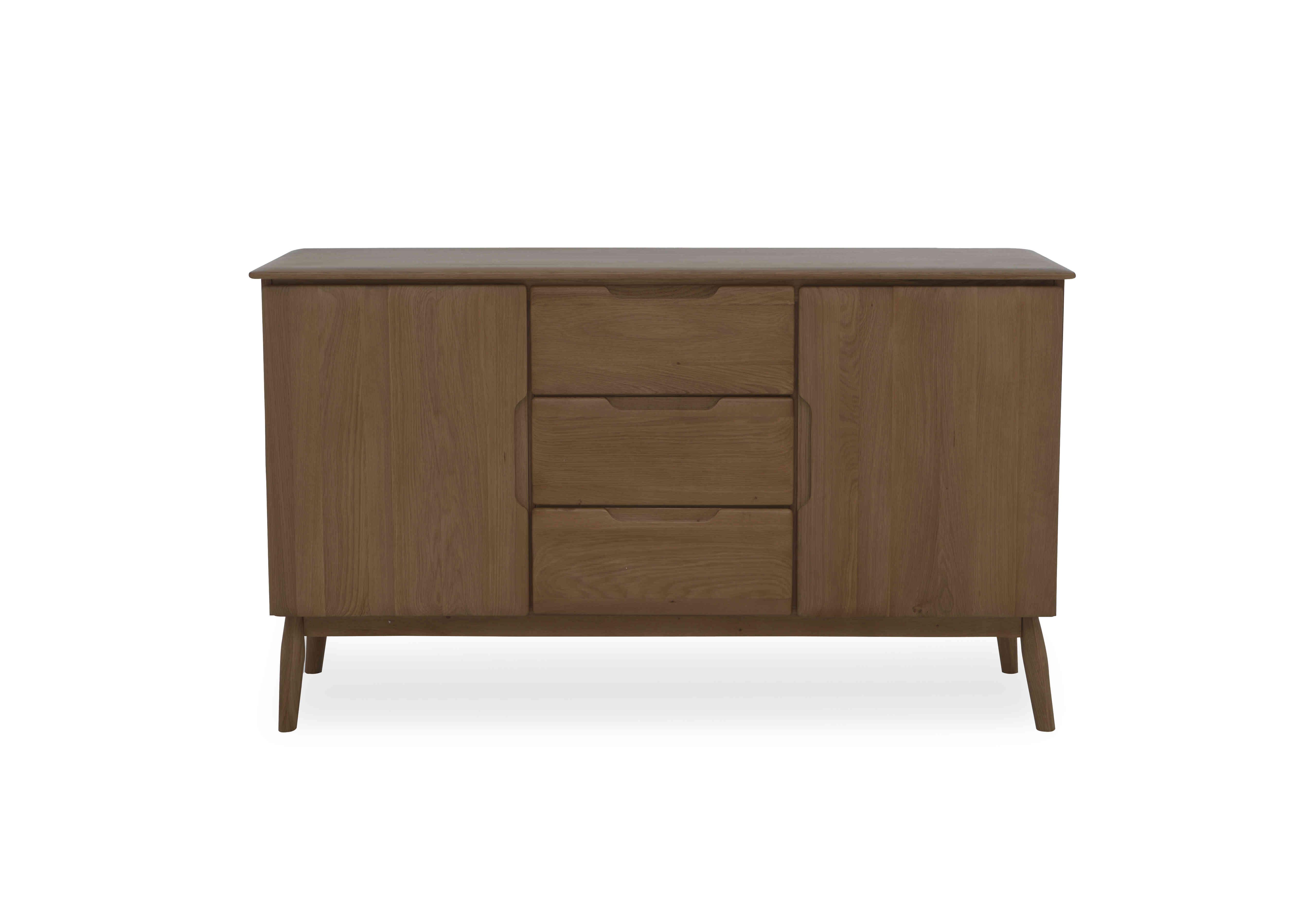 Stockholm Large Sideboard in Dark Oak on Furniture Village