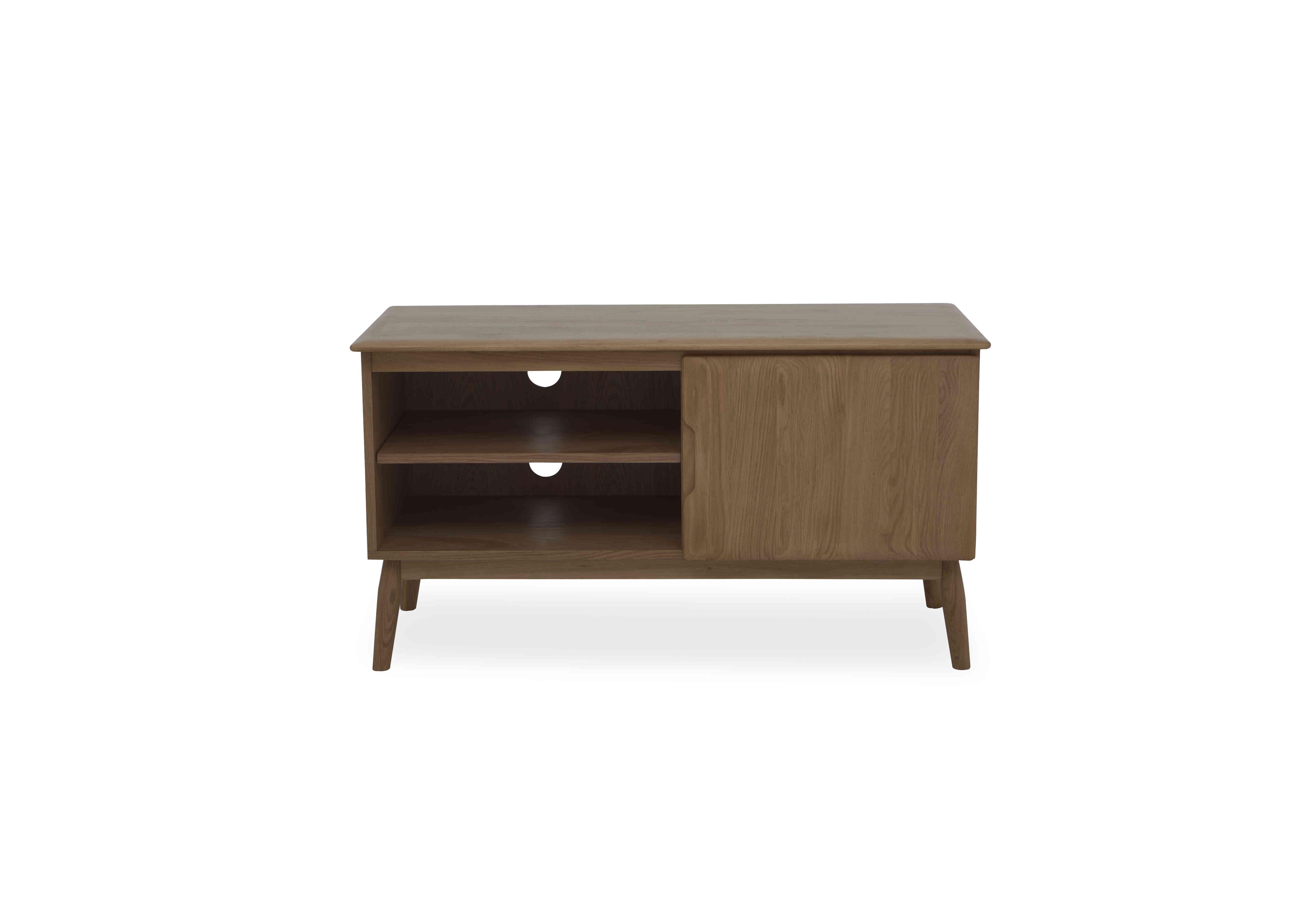 Stockholm Small TV Cabinet in Dark Oak on Furniture Village