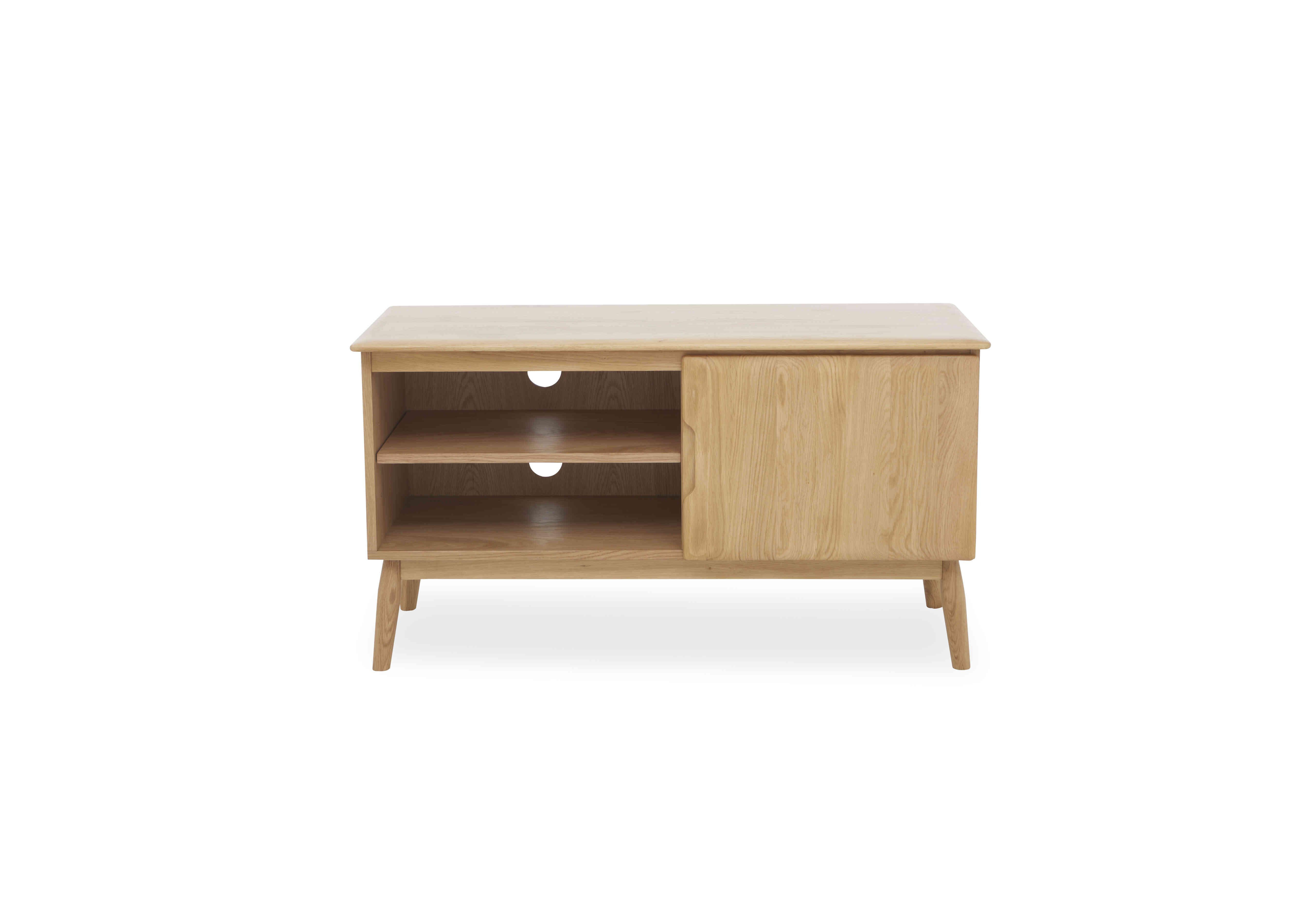 Stockholm Small TV Cabinet in Light Oak on Furniture Village