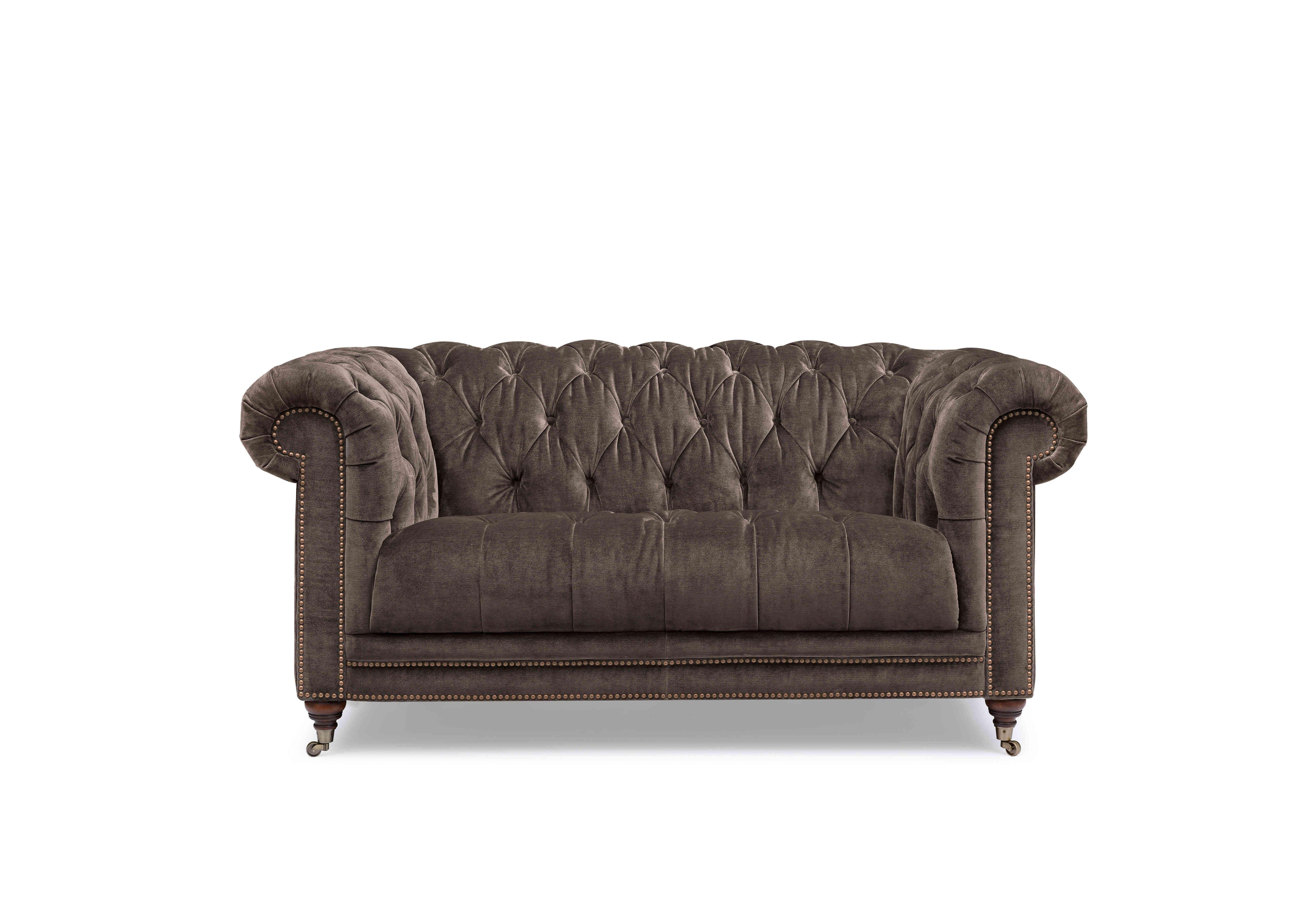 Walter 2 Seater Fabric Chesterfield Sofa in Brindle X3y1-W020 on Furniture Village