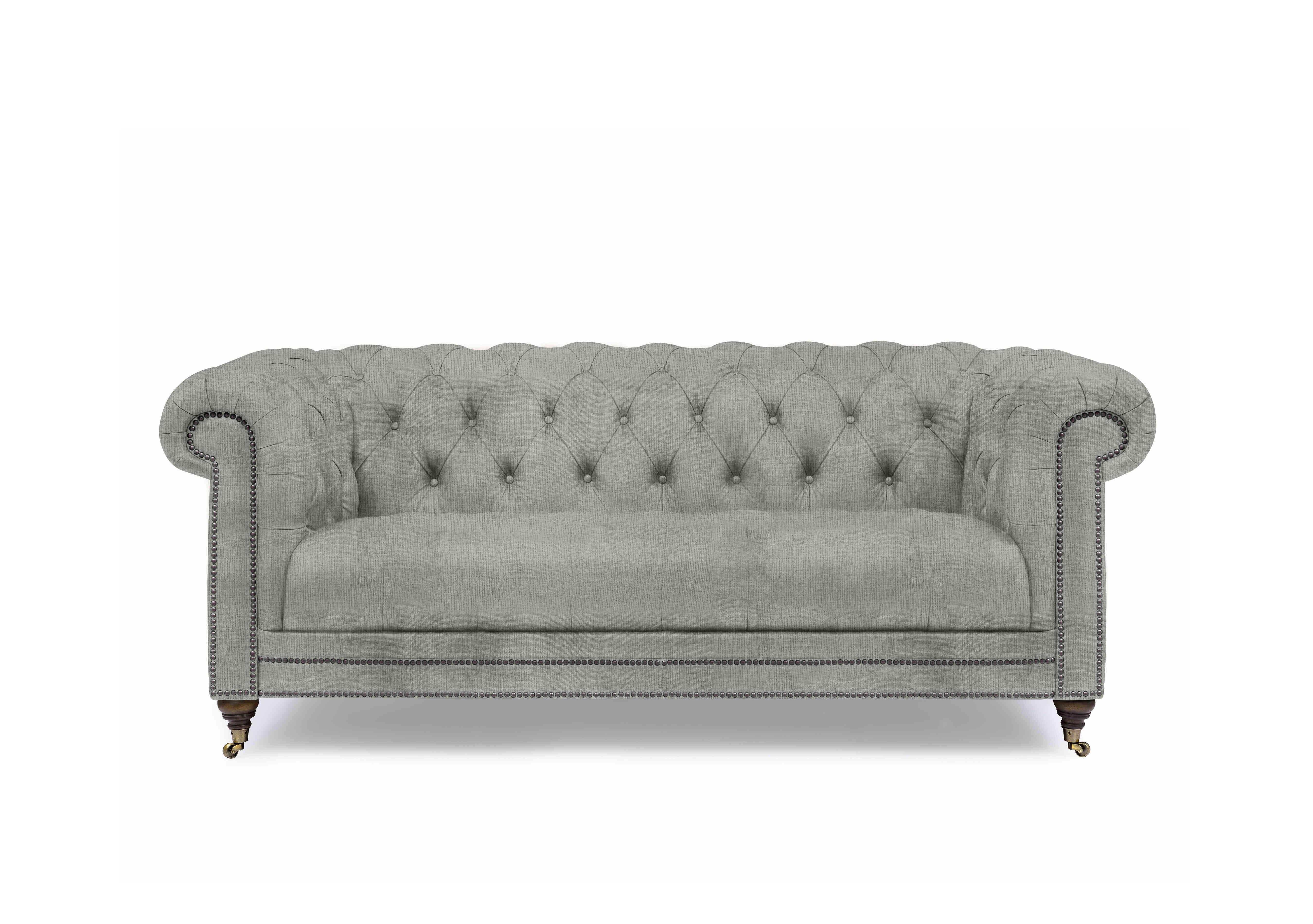 Walter 3 Seater Fabric Chesterfield Sofa in Doves Tale X1-A622 on Furniture Village