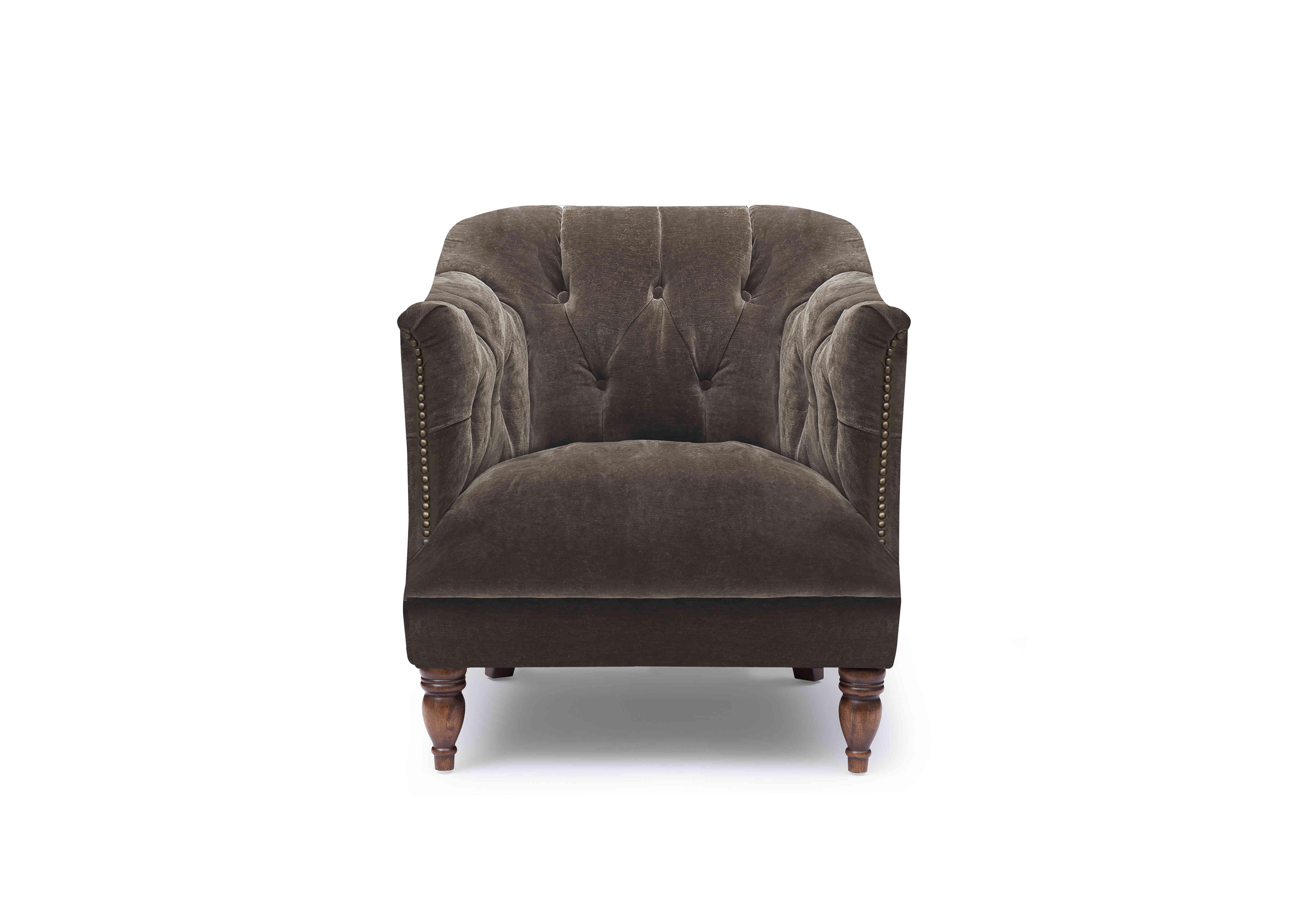Henson Fabric Accent Tub Chair in X3y1-W020 Brindle on Furniture Village