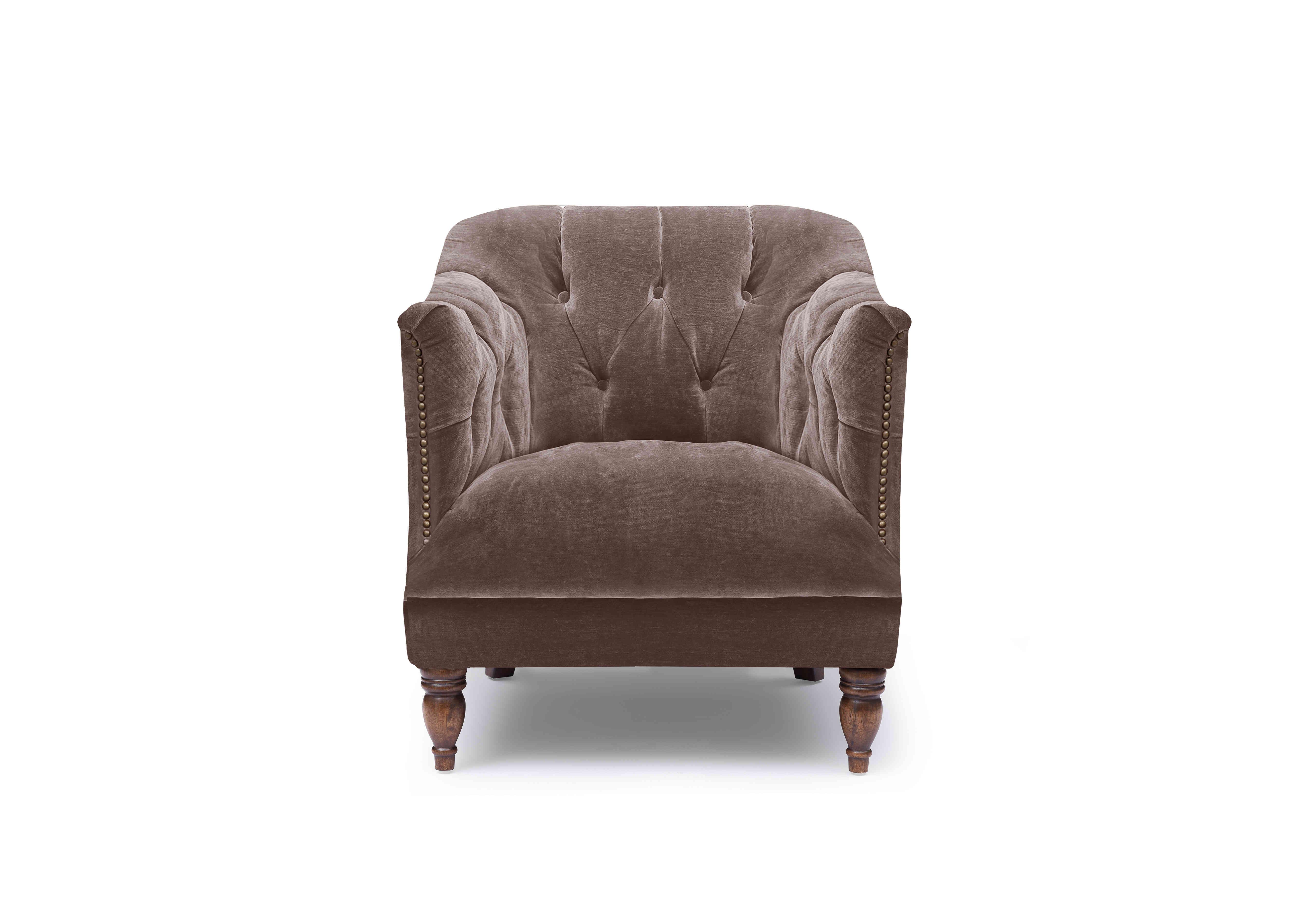 Henson Fabric Accent Tub Chair in X3y1-W023 Antler on Furniture Village
