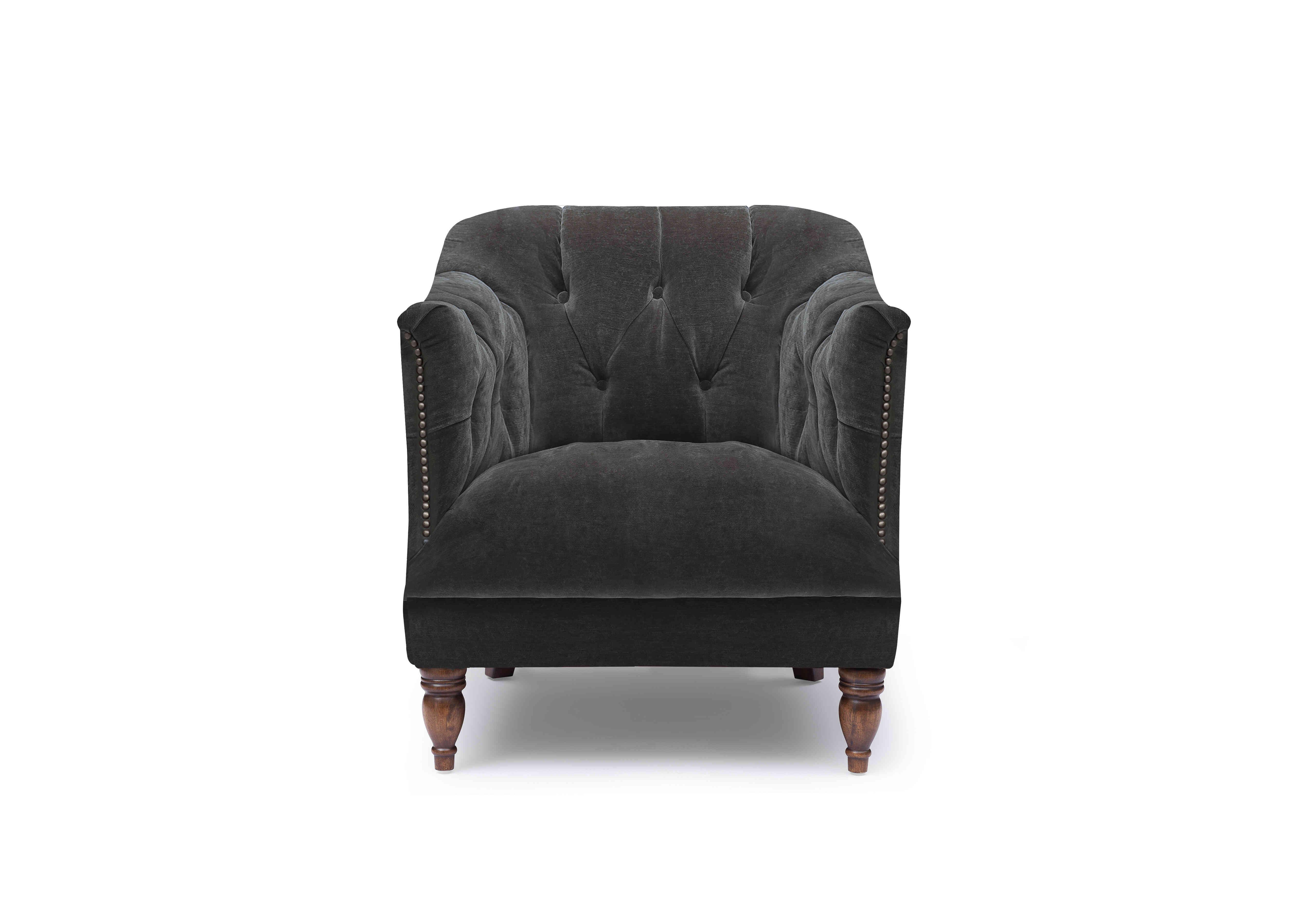 Henson Fabric Accent Tub Chair in X3y2-W021 Moonstone on Furniture Village