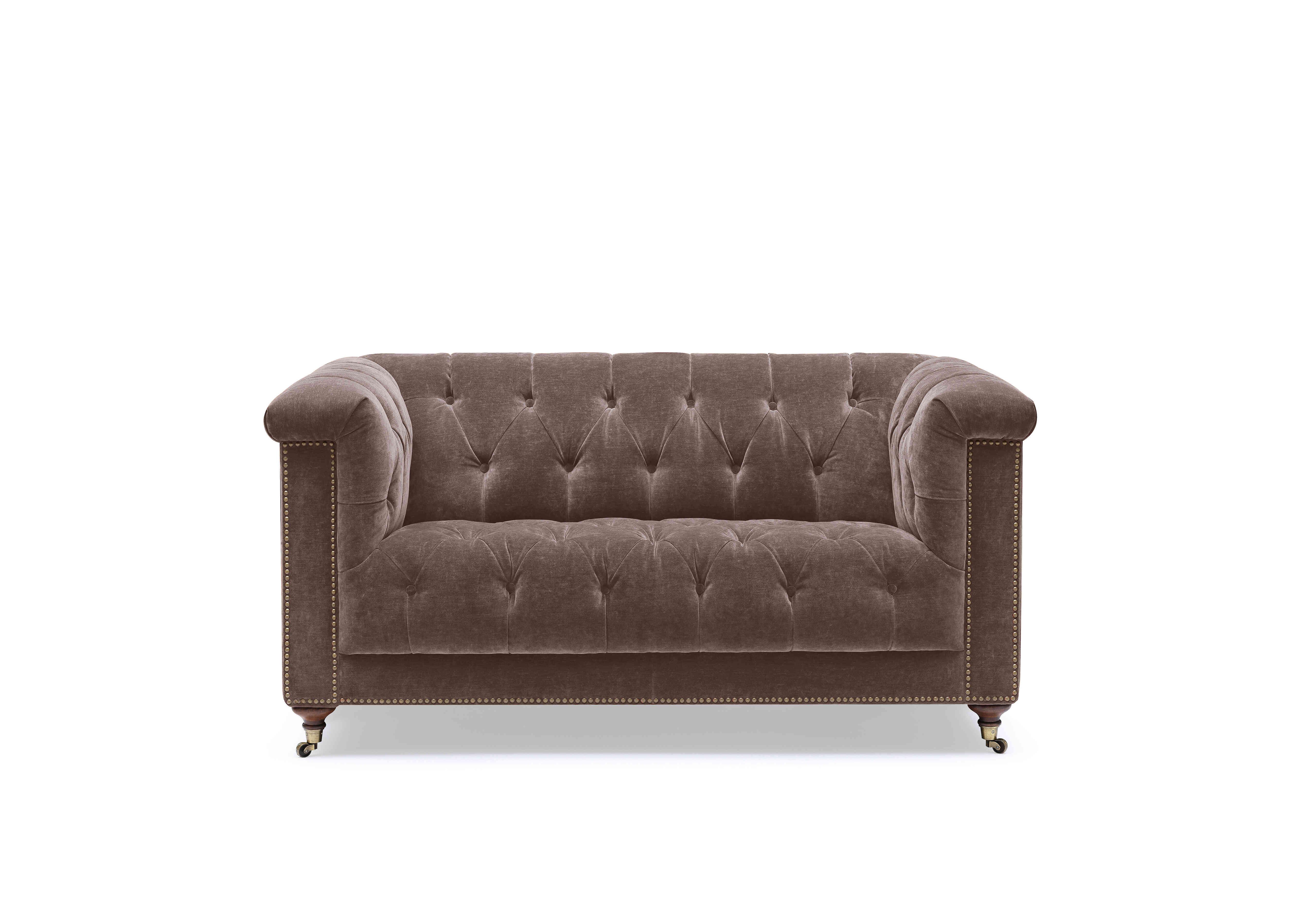 Wallace 2 Seater Fabric Chesterfield Sofa in X3y1-W023 Antler on Furniture Village