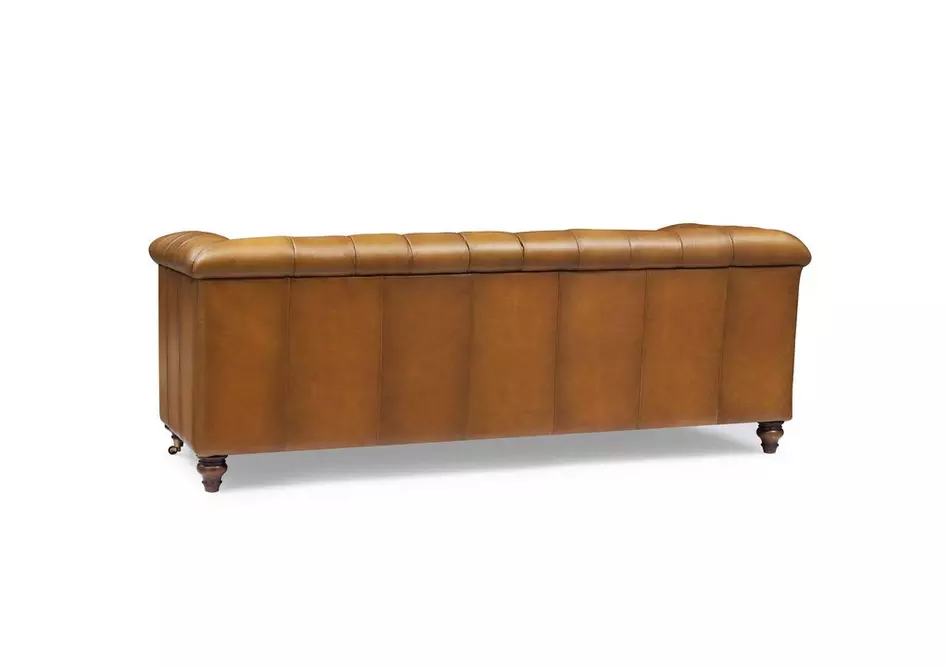Wallace 3 Seater Leather Chesterfield Sofa