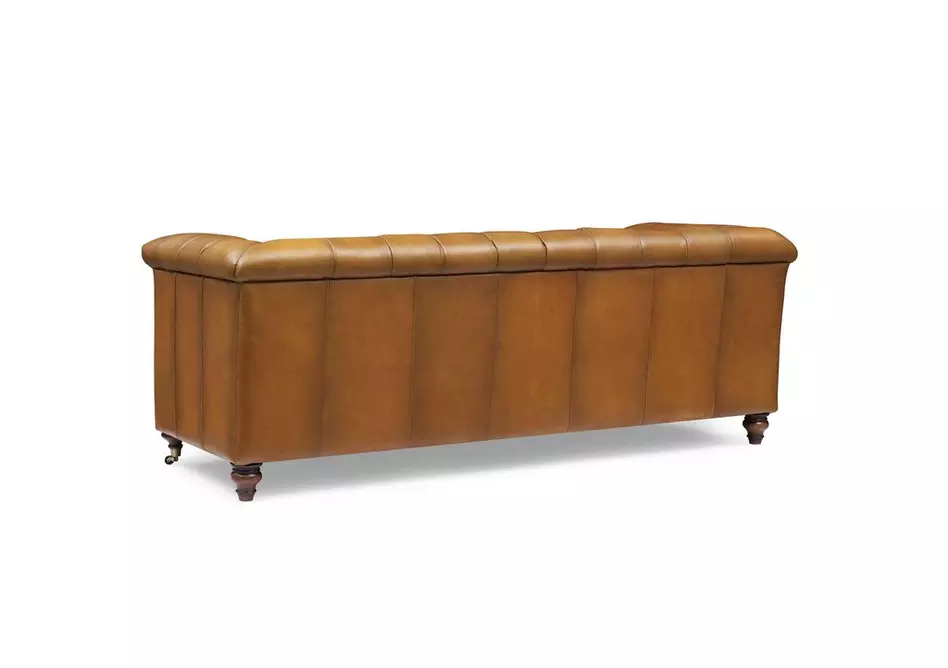 Wallace 3 Seater Leather Chesterfield Sofa