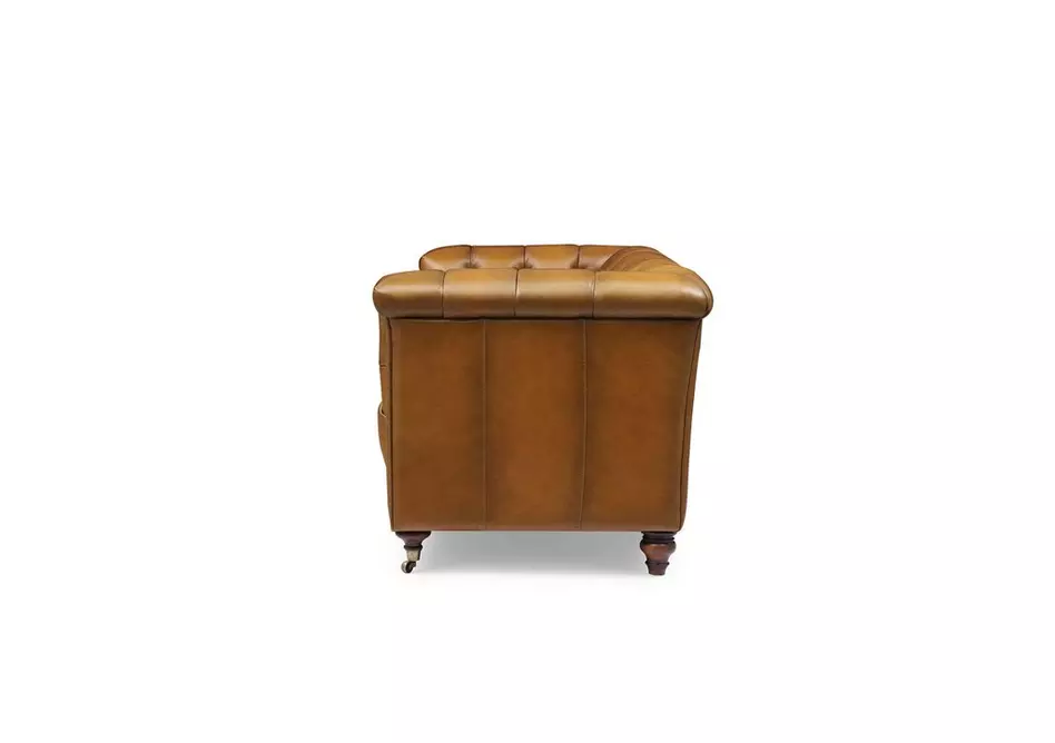 Wallace 3 Seater Leather Chesterfield Sofa