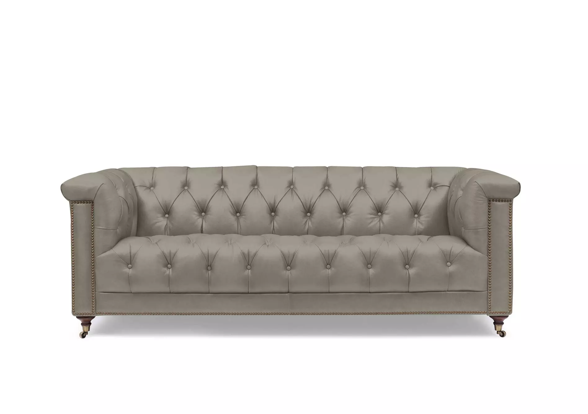 Wallace 3 Seater Leather Chesterfield Sofa
