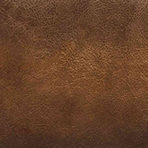 Wallace Leather Rectangular Footstool with Turned Feet in X3y1-1981ls Saddle on Furniture Village