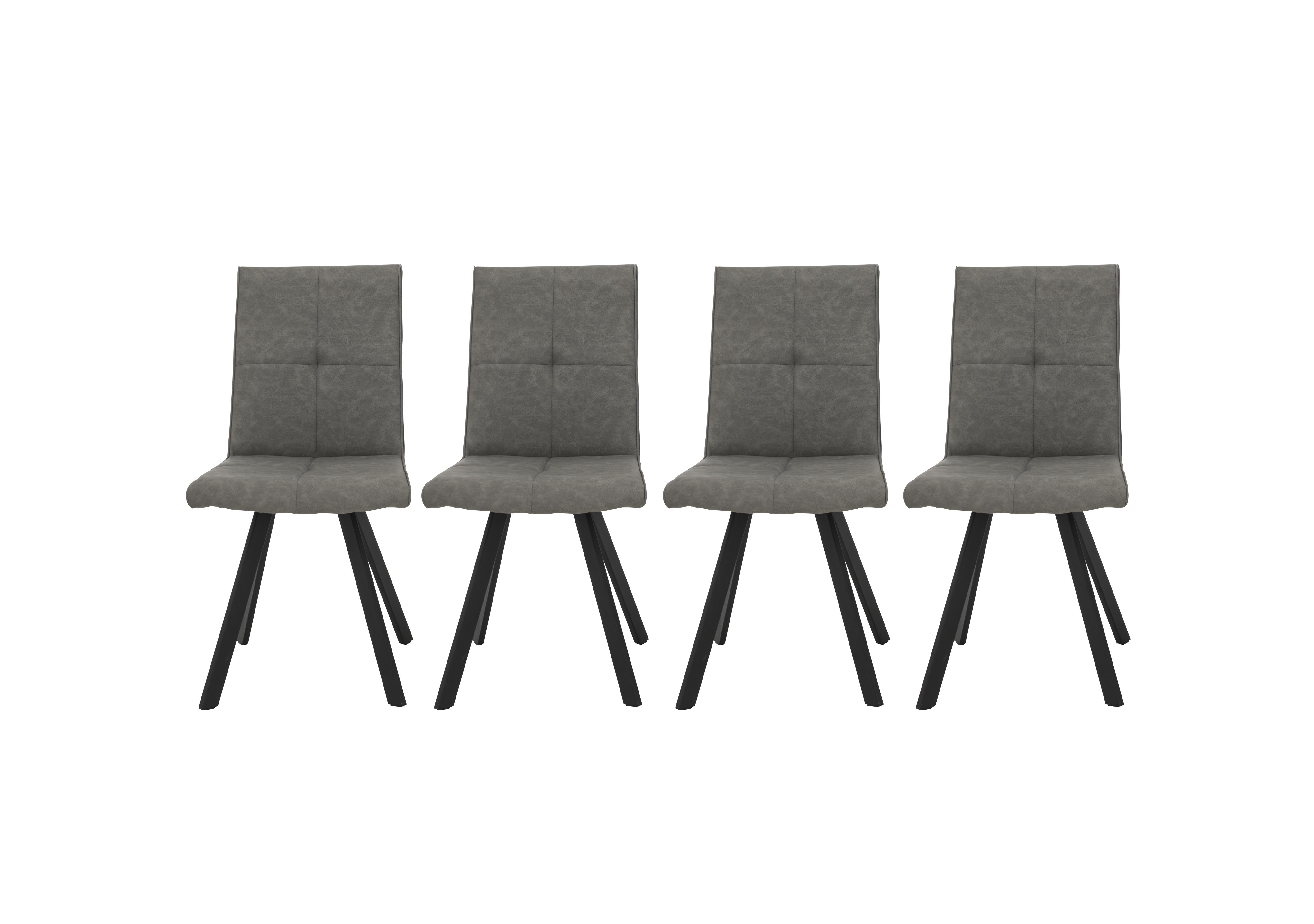 Phoenix Set of 4 Dining Chairs in Two Tone on Furniture Village