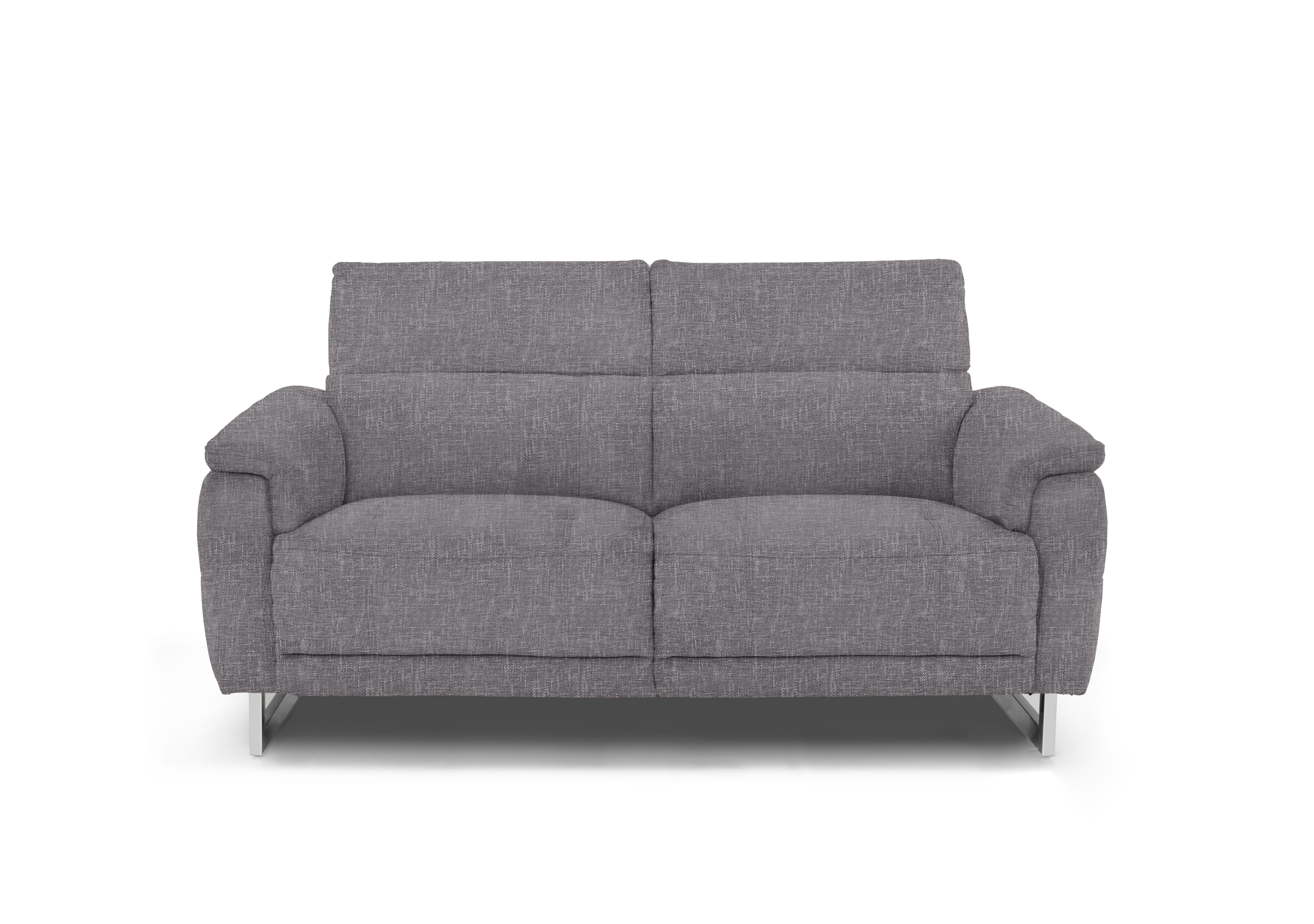 Moet 2 Seater Fabric Power Recliner Sofa with Telescopic Headrests in 12445 Anivia Grey on Furniture Village