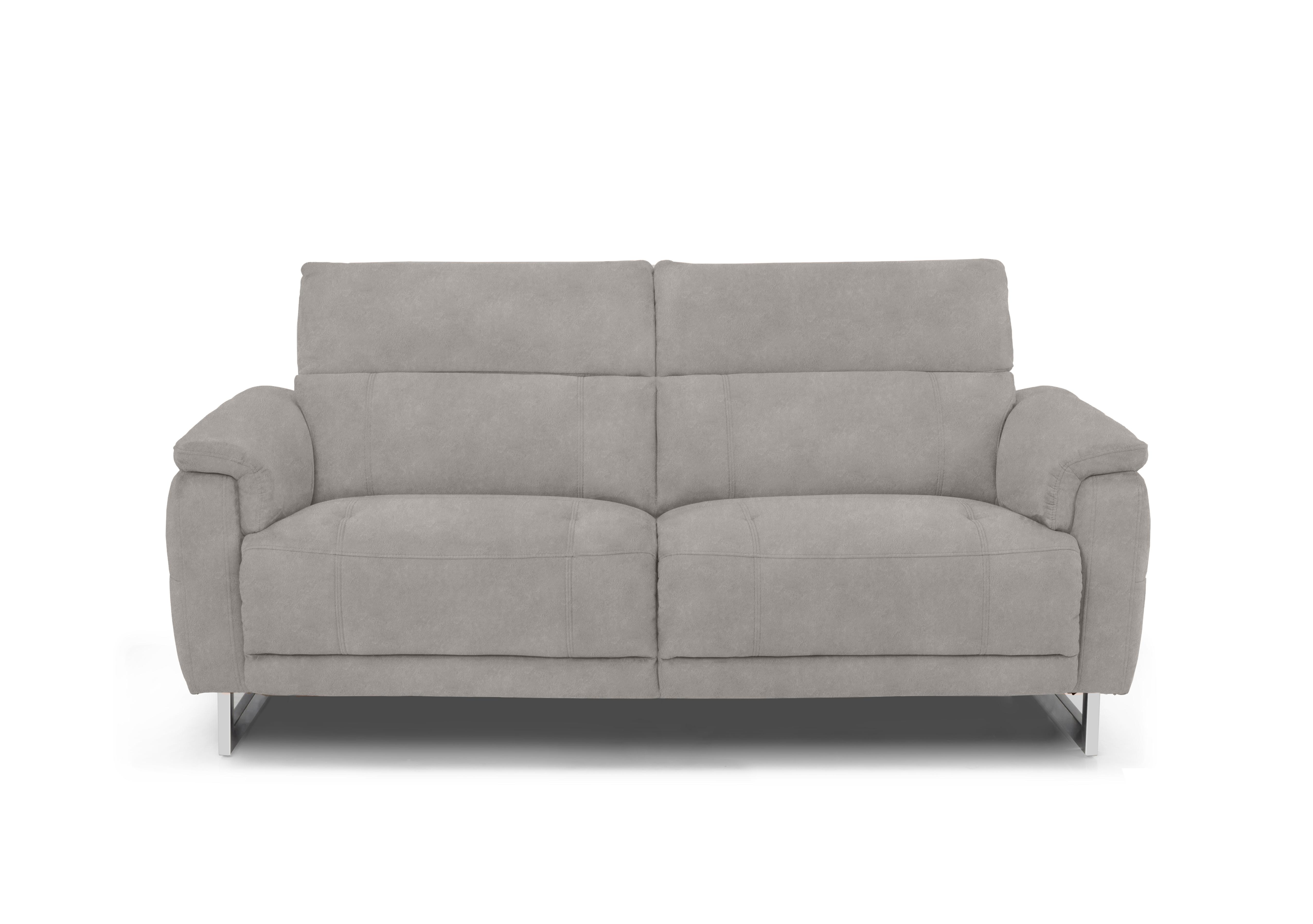 Moet 3 Seater Fabric Power Recliner Sofa with Telescopic Headrests in 43502 Dexter Stone on Furniture Village